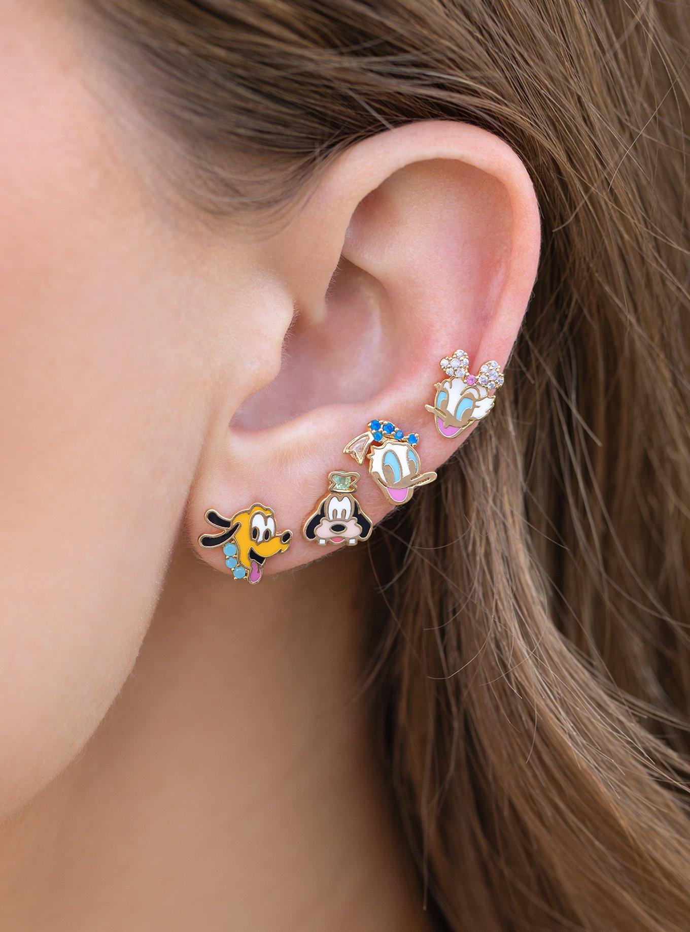 Disney X Girls Crew Classic Friends Mismatch Stud Earring Set, , alternate