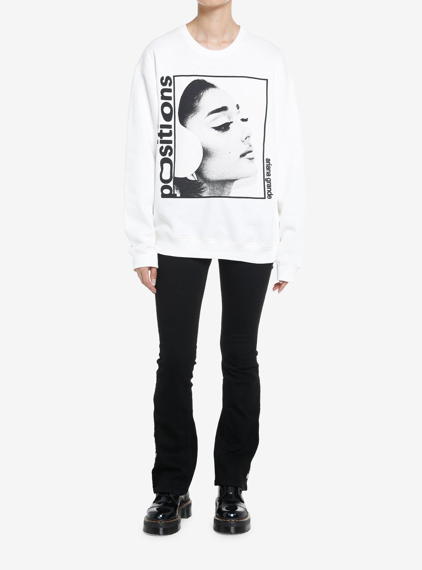 Ariana Grande Positions Girls Sweatshirt, BRIGHT WHITE, alternate