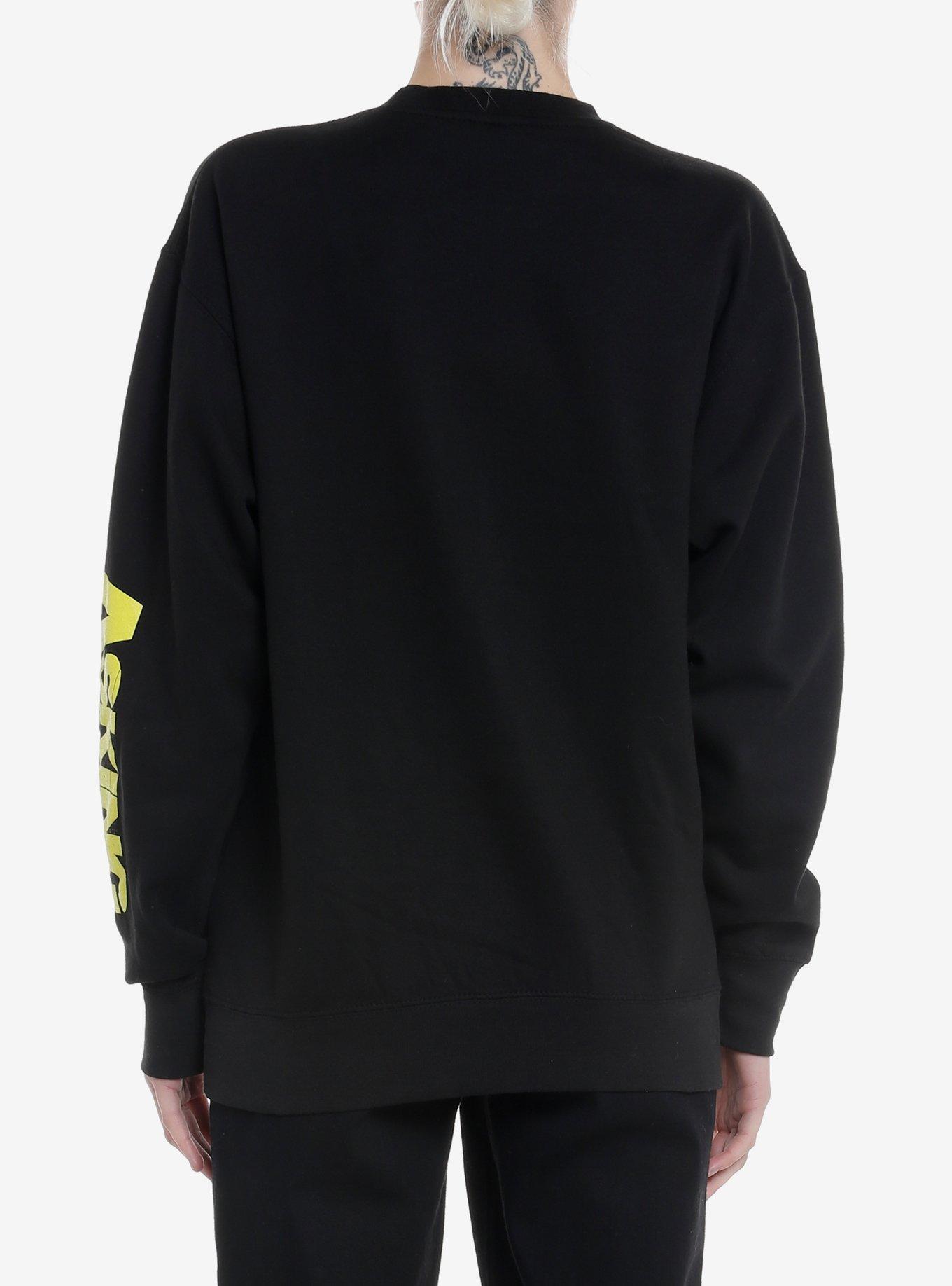 Asking Alexandria Video Game Demon Girls Sweatshirt, BLACK, alternate