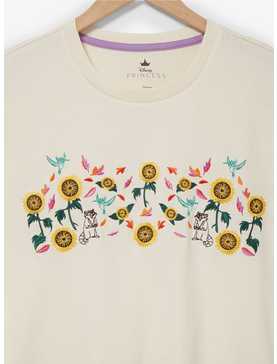 Disney Pocahontas Meeko & Flit Floral Women's T-Shirt - BoxLunch Exclusive, , hi-res