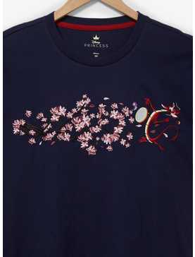 Disney Mulan Mushu Floral Women's T-Shirt - BoxLunch Exclusive, , hi-res