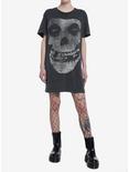 Misfits Fiend Skull T-Shirt Dress, BLACK, alternate