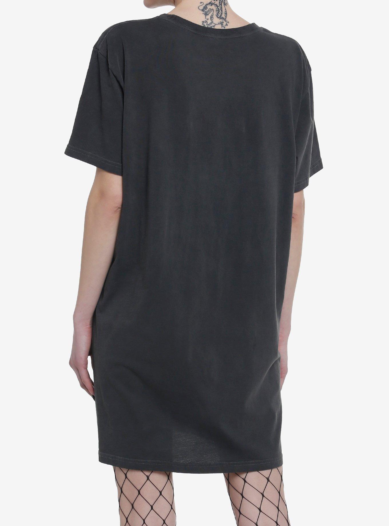 Misfits Fiend Skull T-Shirt Dress, BLACK, alternate