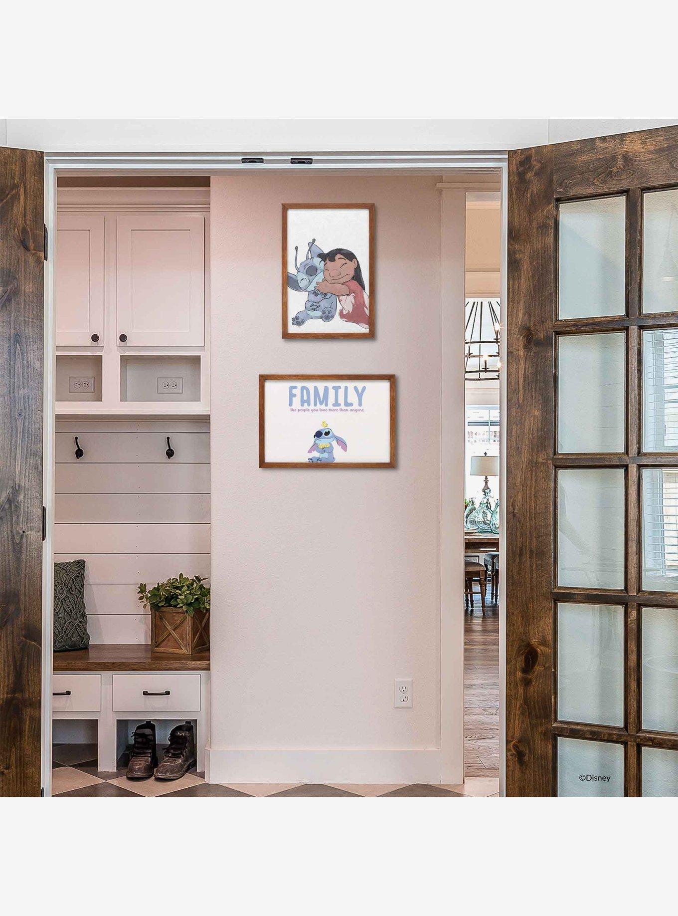 Disney Lilo & Stitch Hugging Framed Wood Wall Decor, , alternate