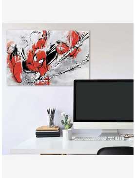 Marvel Spider-Man Watercolor Canvas Wall Decor, , hi-res