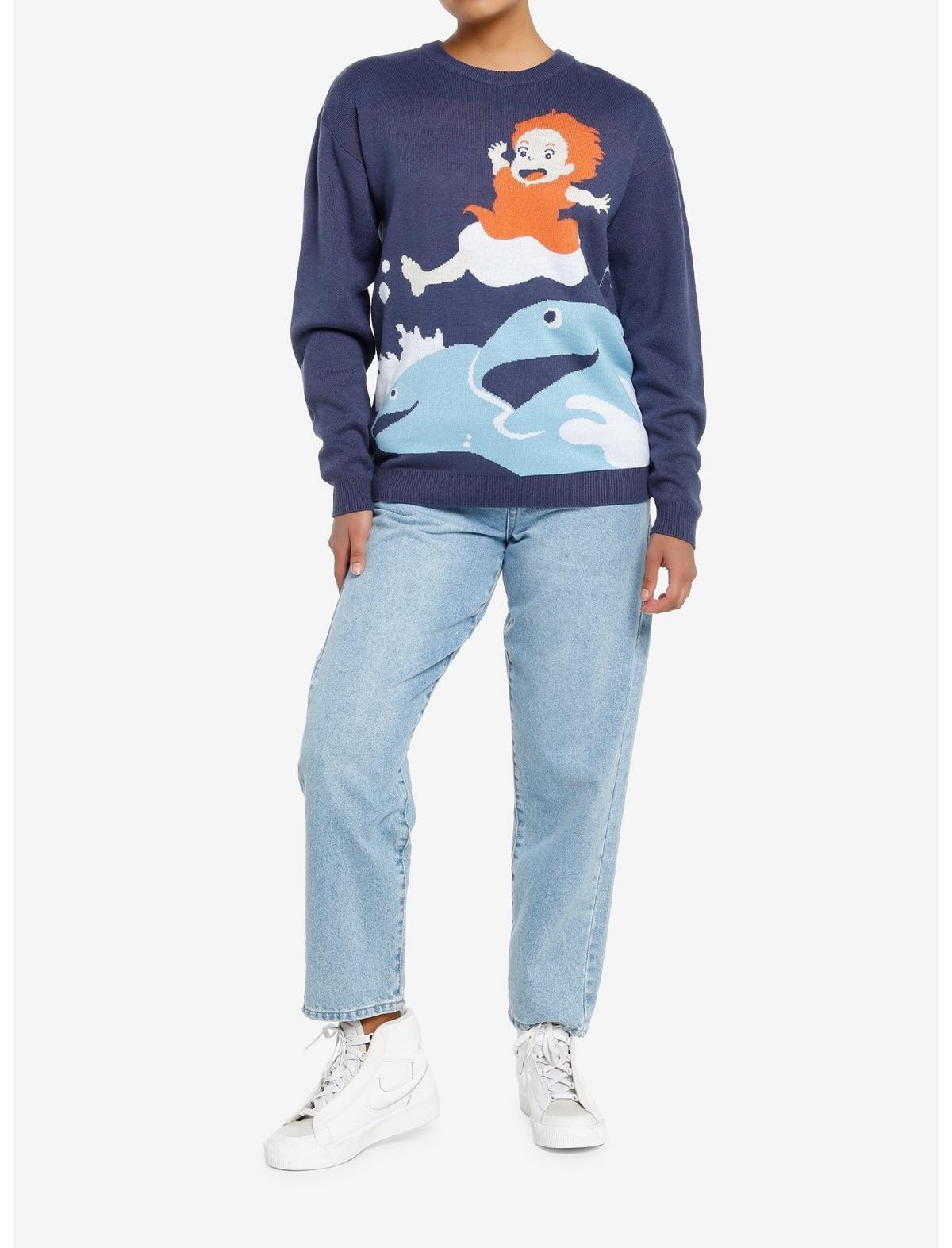 Her Universe Studio Ghibli Ponyo Fish Sweater, MULTI, alternate
