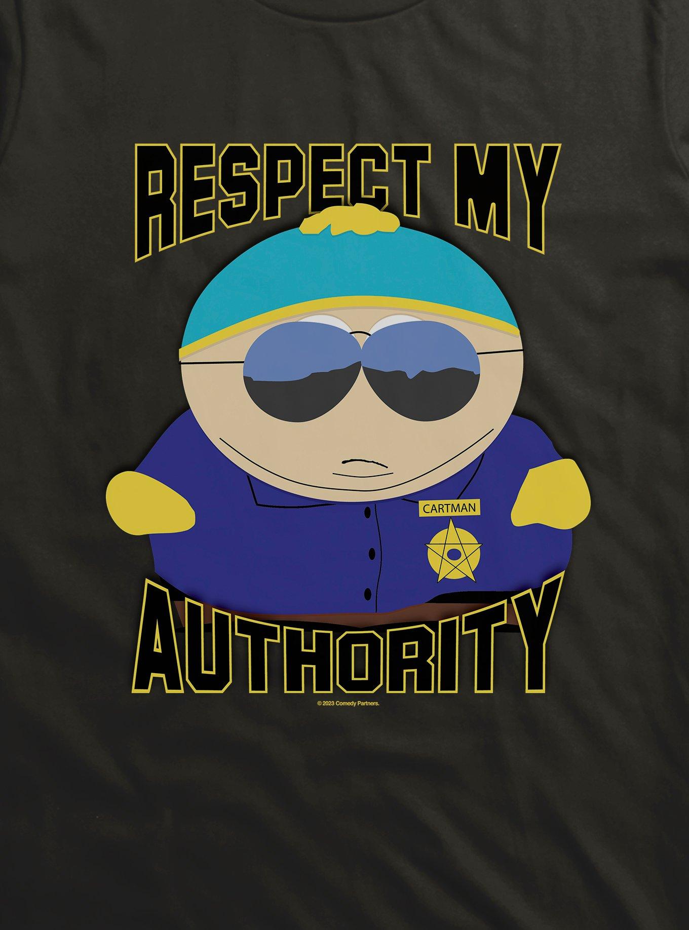 South Park Cartman Respect My Authority T-Shirt, , hi-res