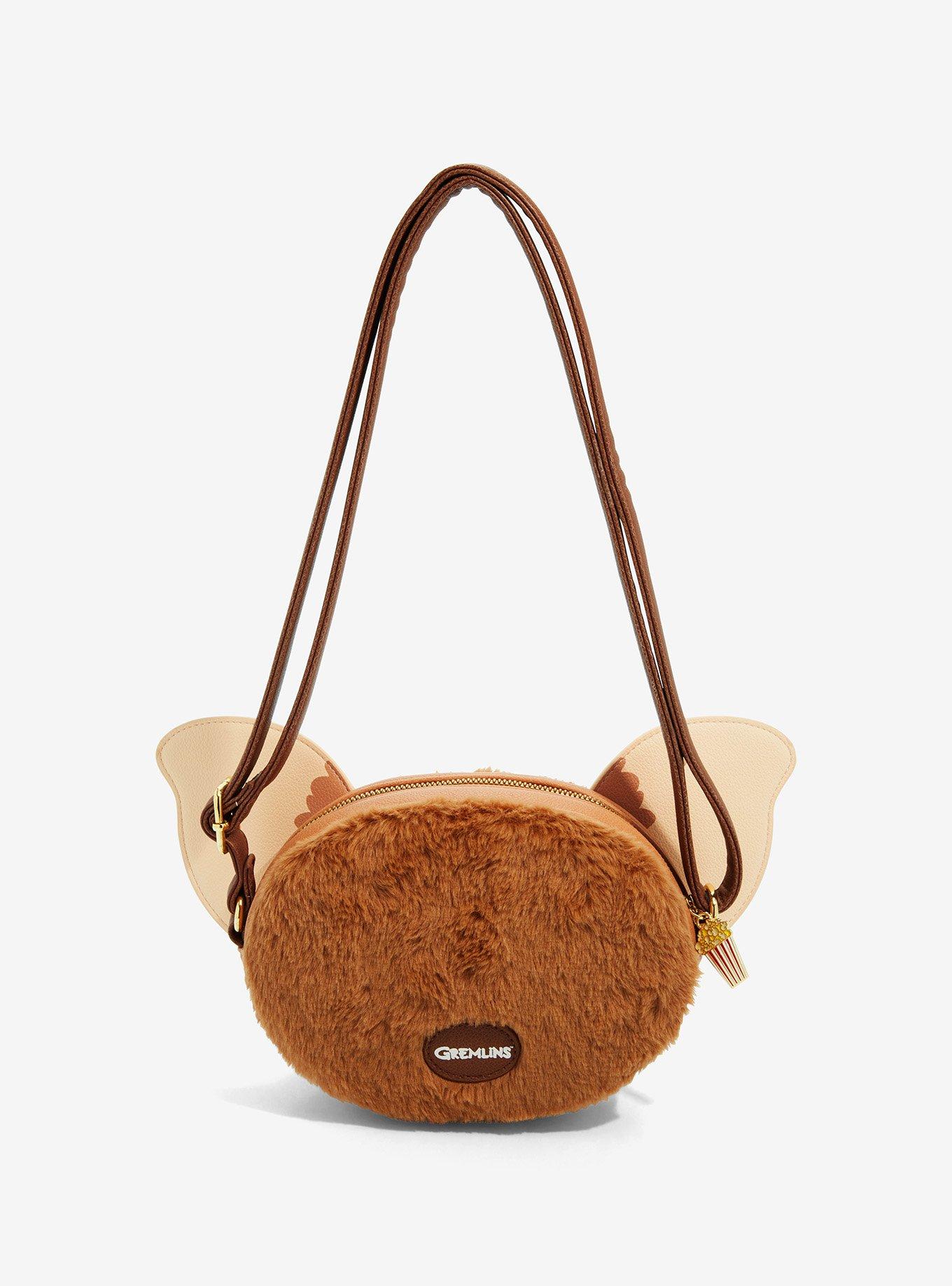 Gremlins Gizmo Fuzzy Figural Crossbody Bag, , alternate - view 3