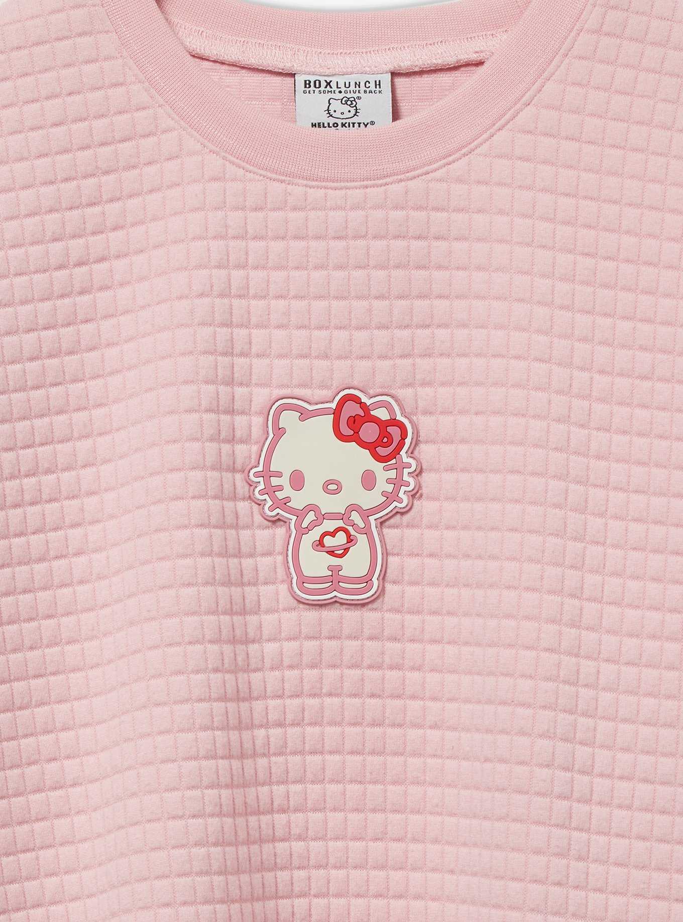 Sanrio Hello Kitty Quilted Crewneck - BoxLunch Exclusive, , hi-res