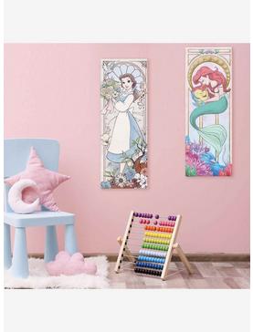 Disney Beauty And The Beast Belle & Bouquet Vertical Canvas Wall Decor, , hi-res