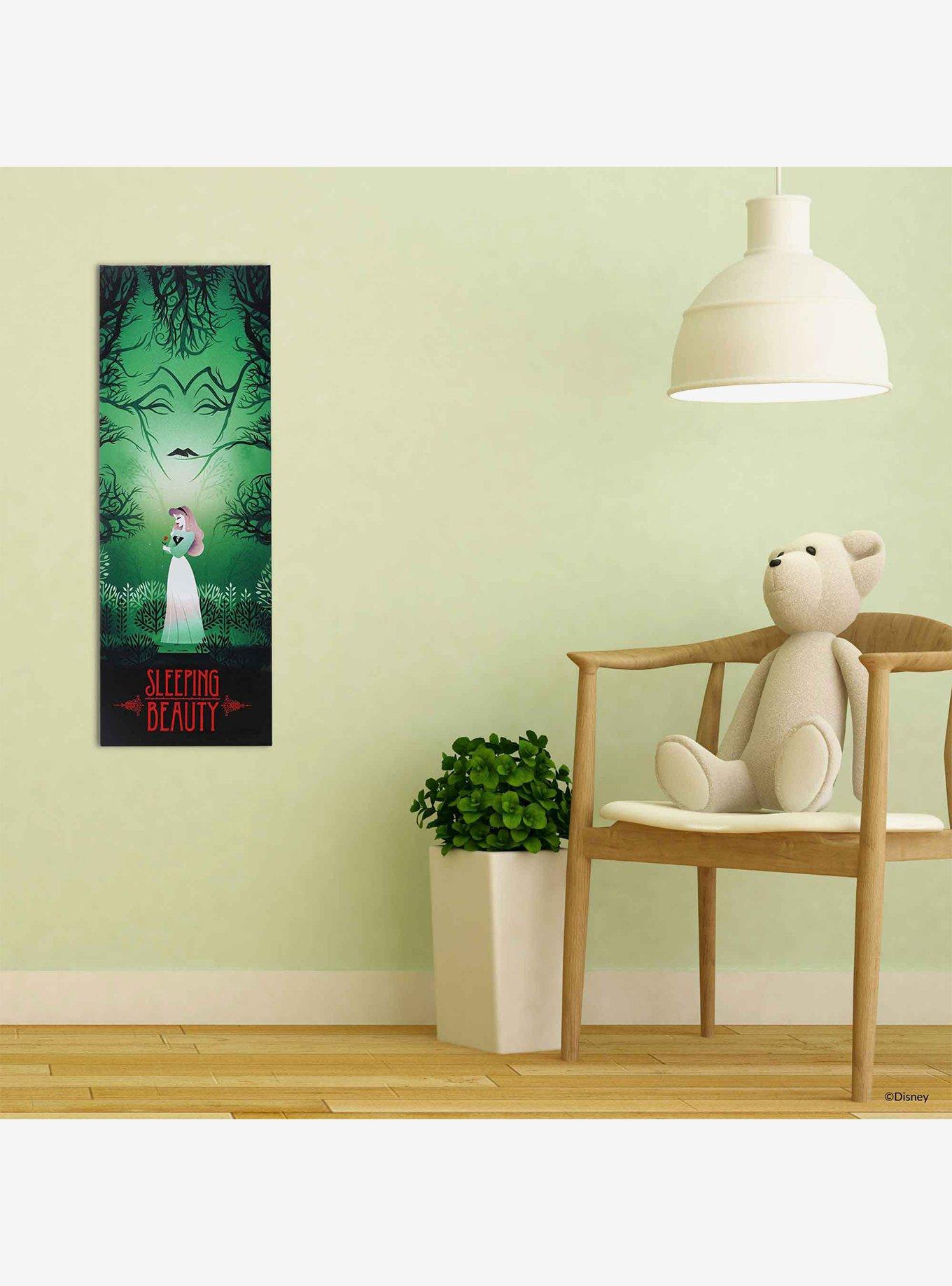 Disney Sleeping Beauty Aurora & Maleficent Vertical Canvas Wall Decor, , hi-res