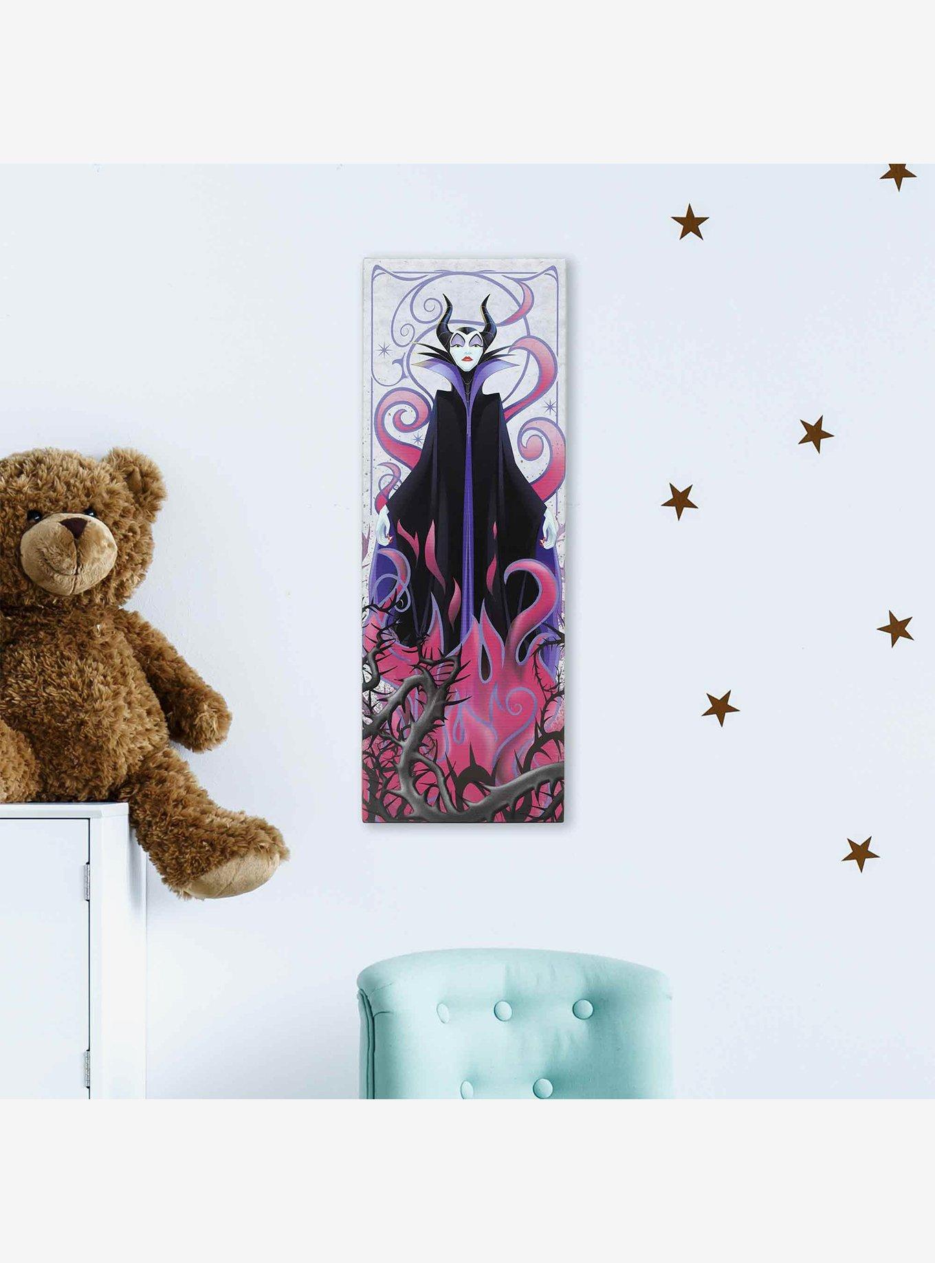 Disney Sleeping Beauty Maleficent Vertical Canvas Wall Decor