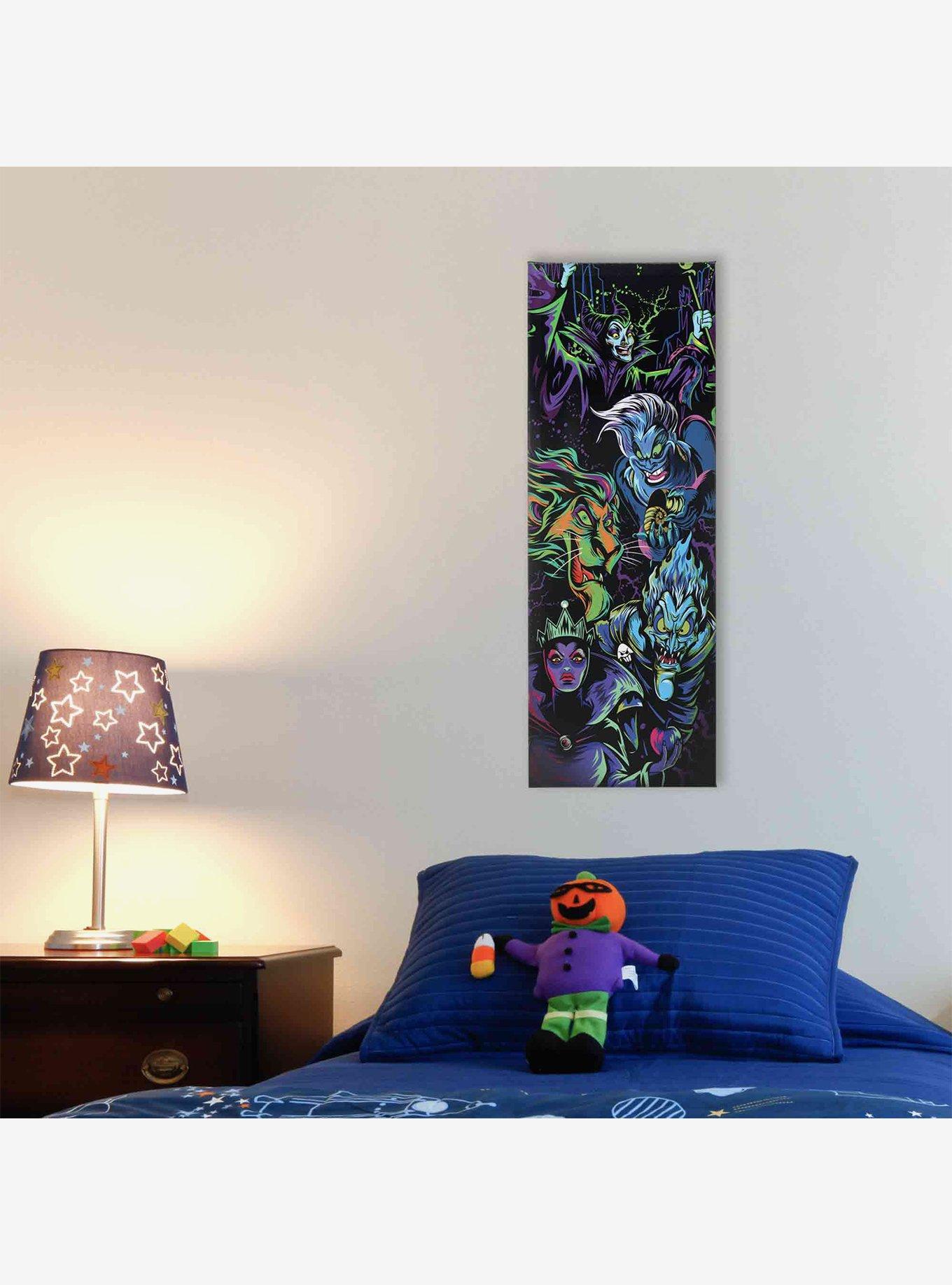 Disney Villains Line-Up Vertical Canvas Wall Decor