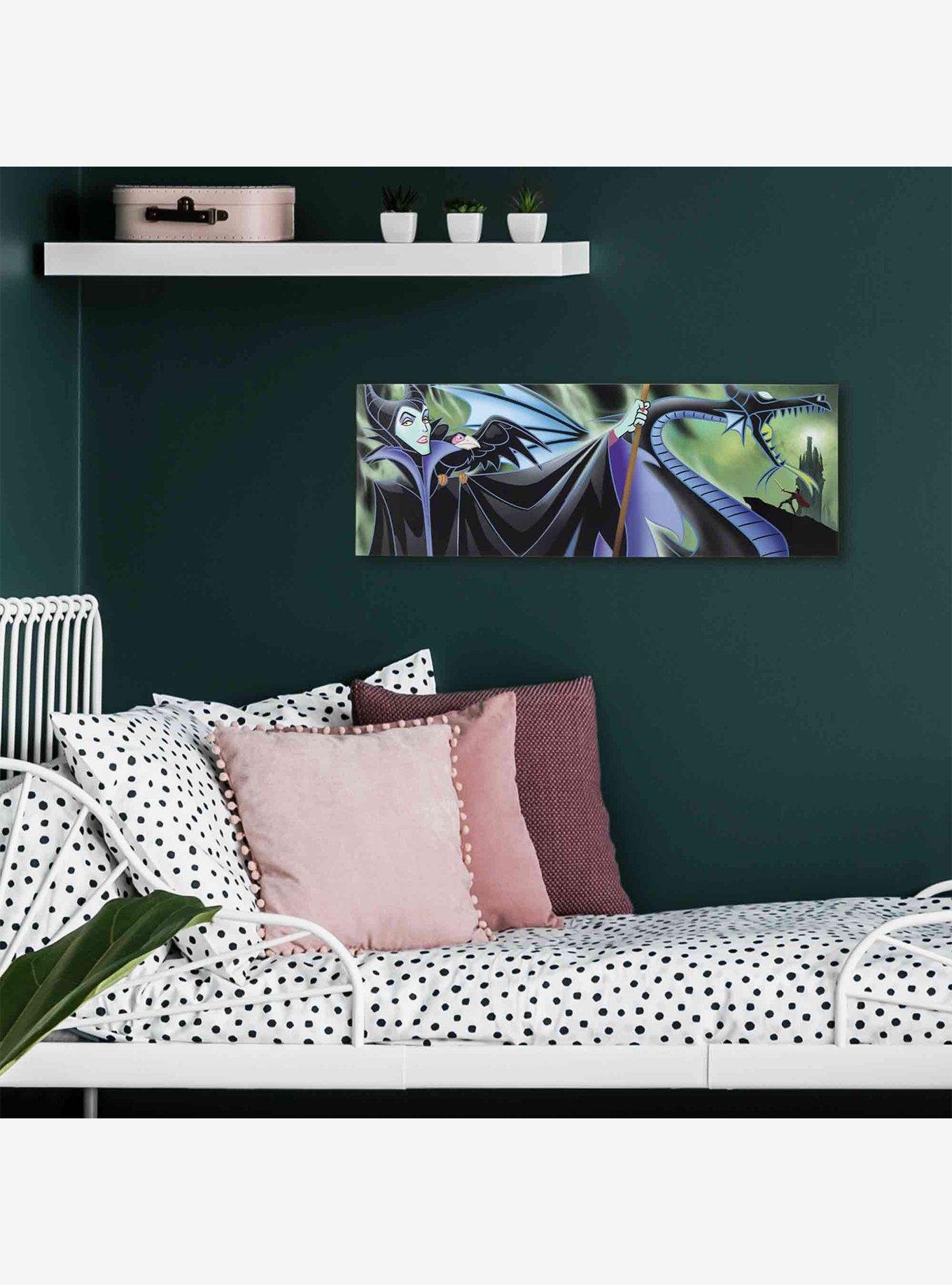 Disney Sleeping Beauty Maleficent Colorful Canvas Wall Decor, , hi-res