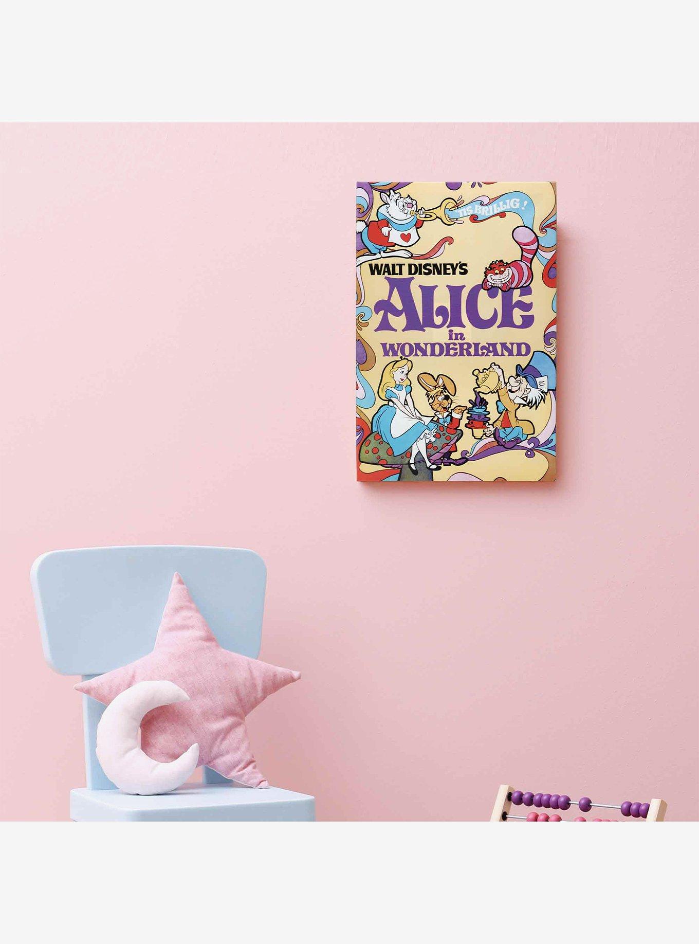 Disney Alice In Wonderland Classic Movie Cover Canvas Wall Decor, , hi-res