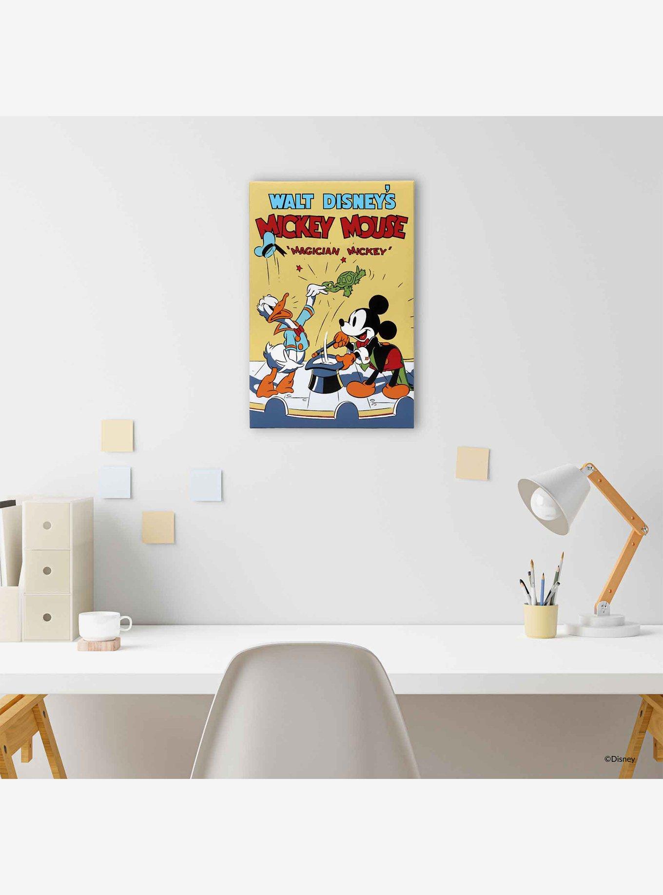 Disney Mickey Mouse Magician Classic Movie Cover Canvas Wall Decor, , alternate