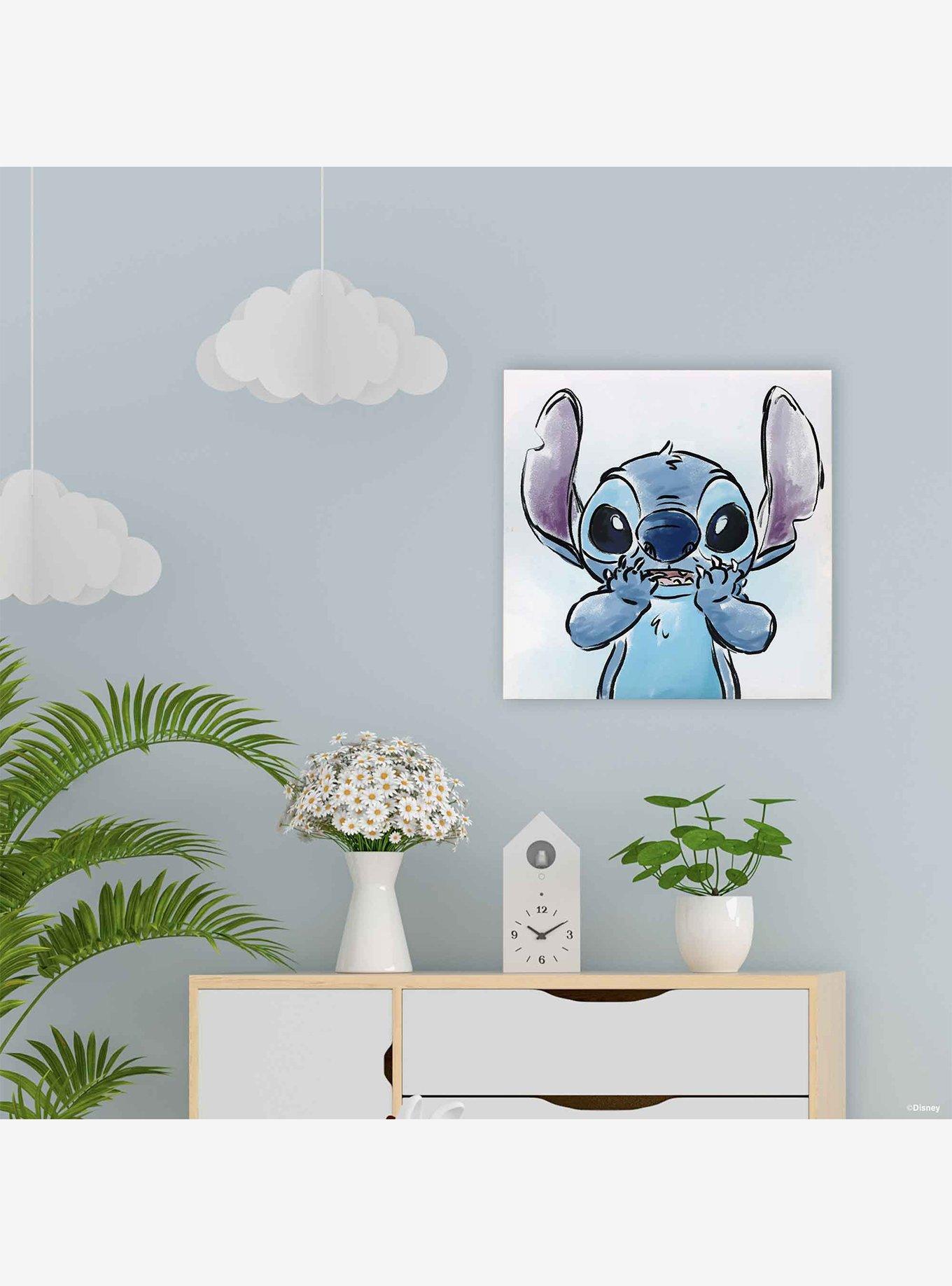 Disney Lilo & Stitch Surprised Expression Canvas Wall Decor, , alternate
