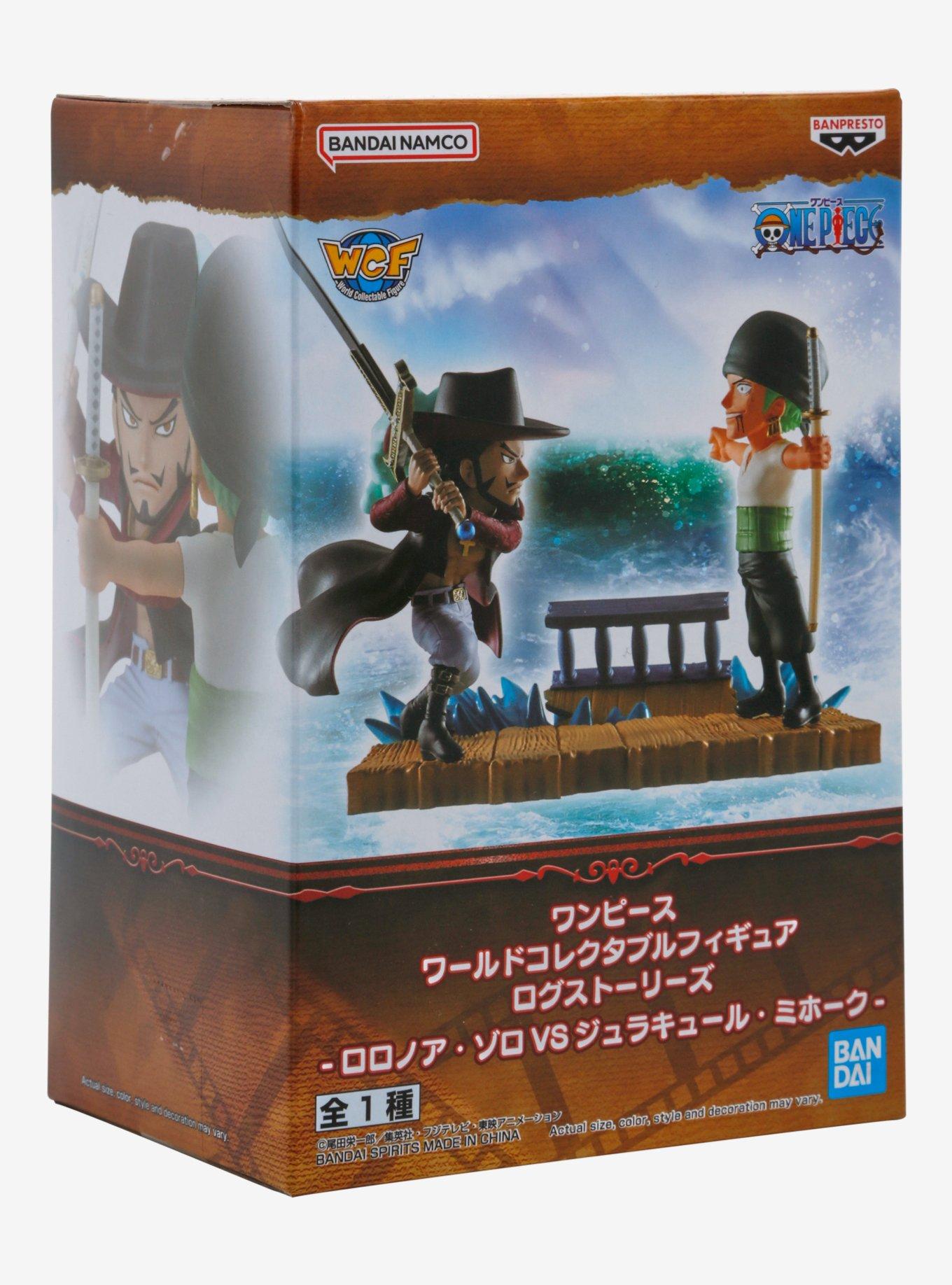 Banpresto One Piece World Collectable Figure Log Stories Roronoa Zoro vs. Dracule Mihawk Figure, , alternate