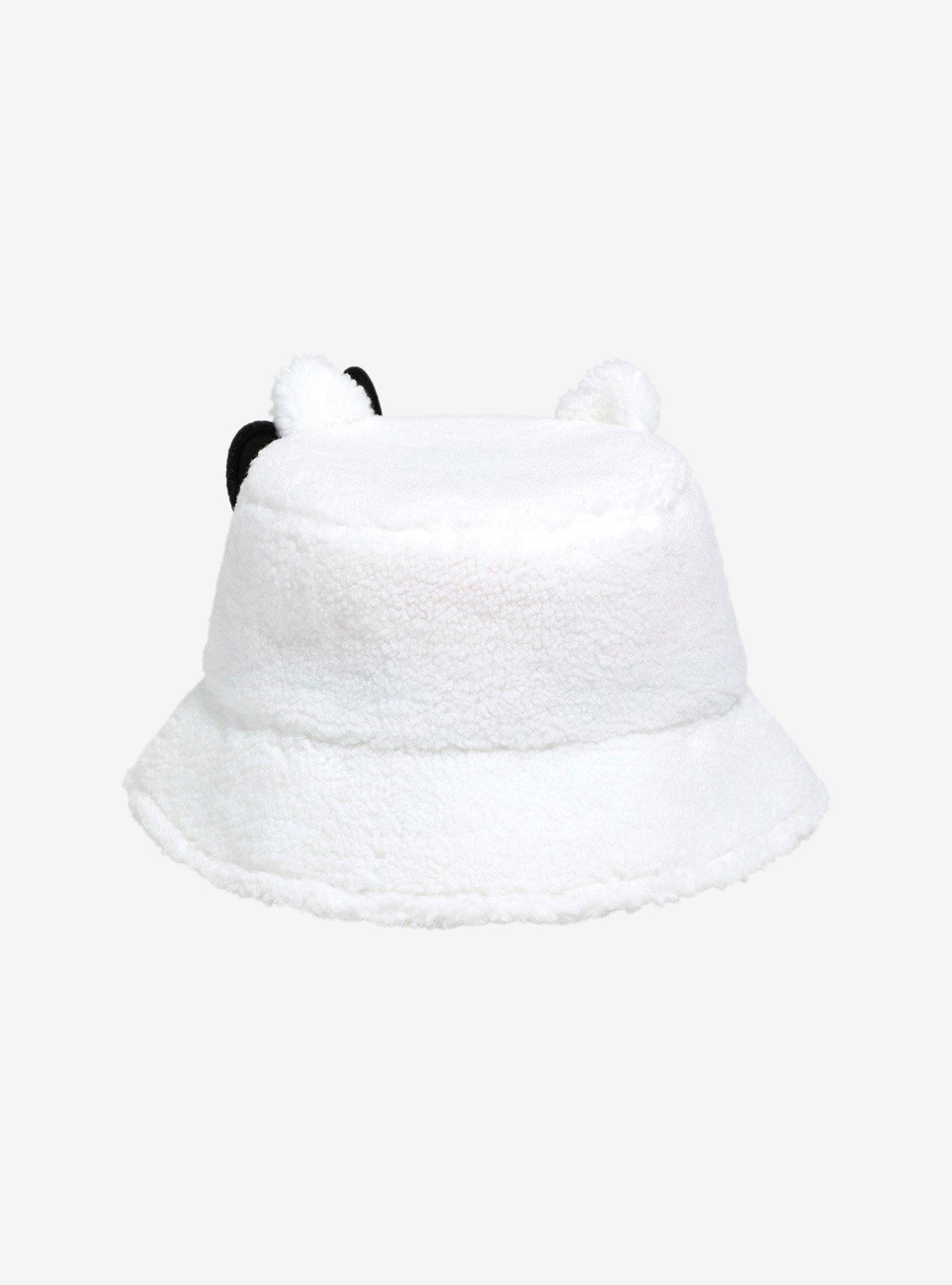 Hello Kitty Ears Bow Sherpa Bucket Hat