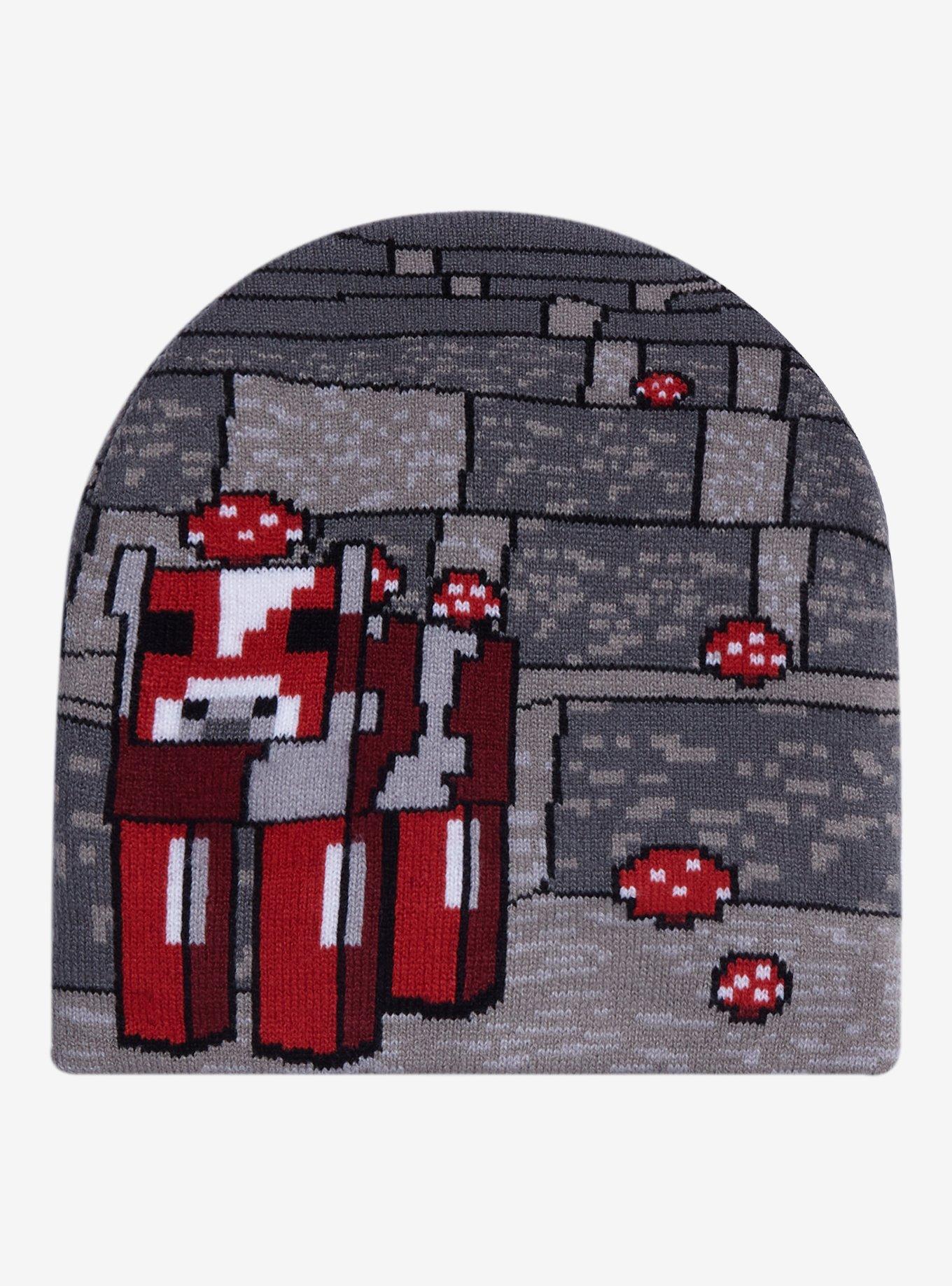 Minecraft Mooshroom Beanie, , alternate