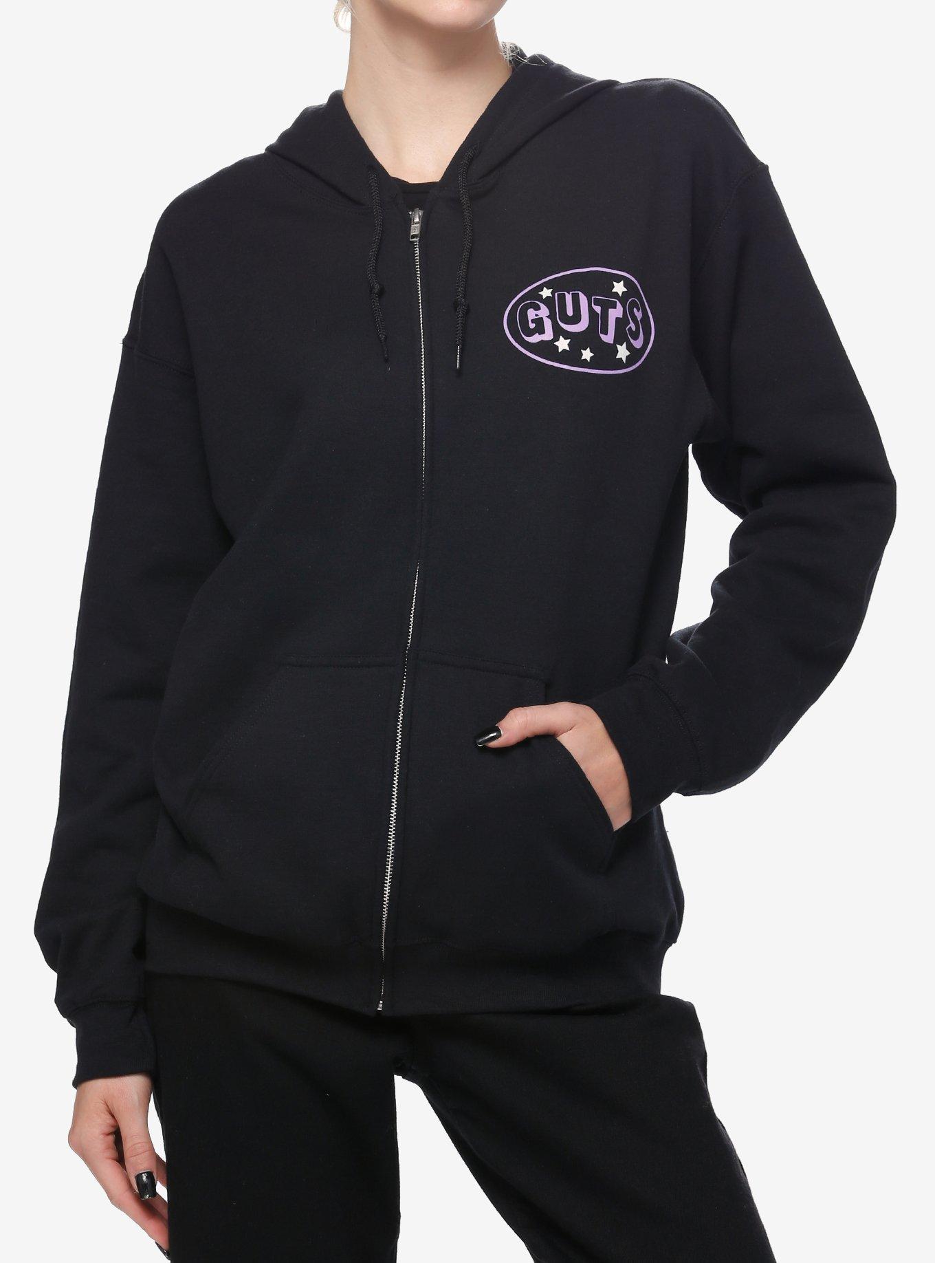 Olivia Rodrigo Guts Legs Girls Hoodie, BLACK, alternate
