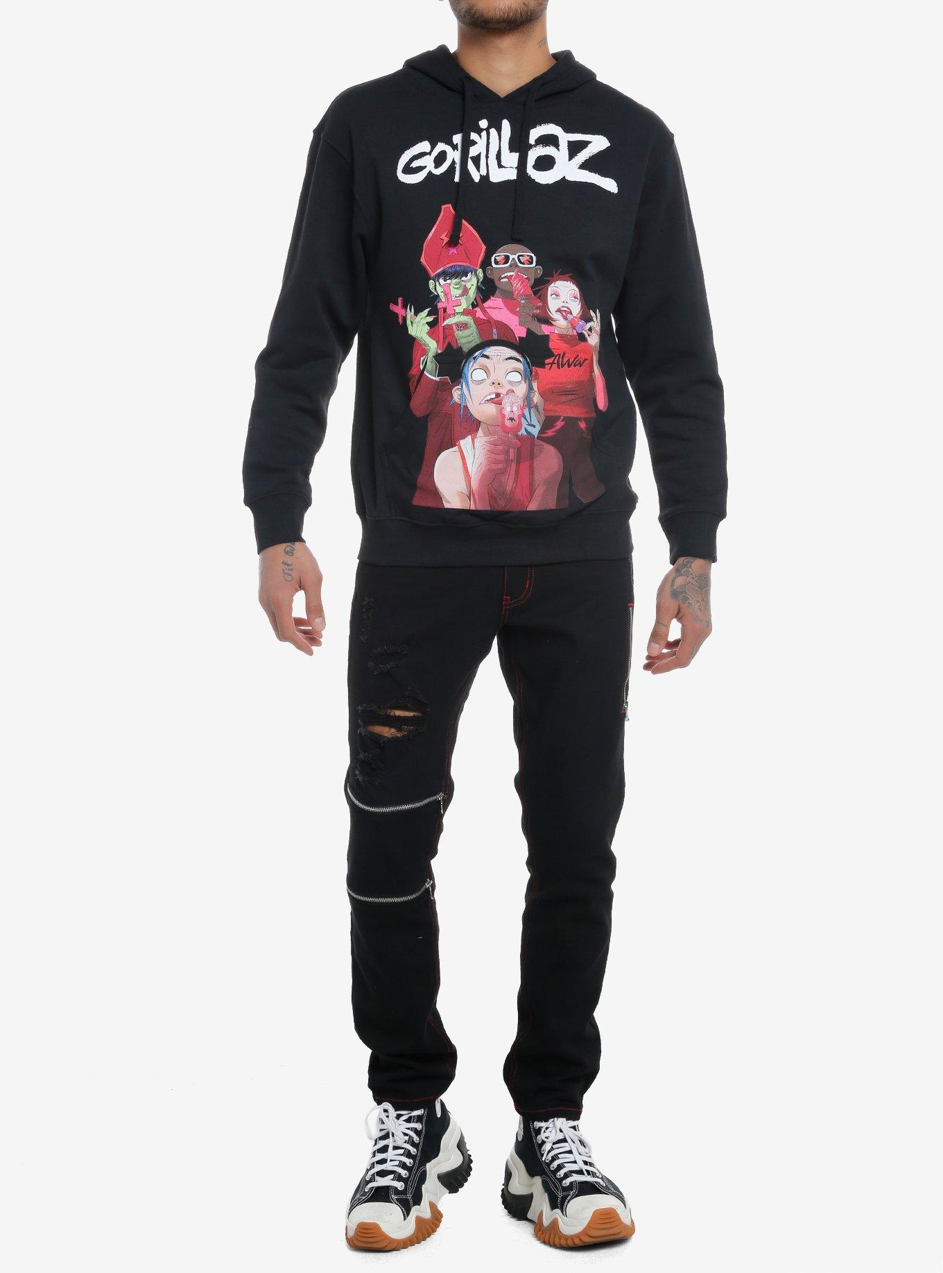 Gorillaz hoodie hot topic hotsell