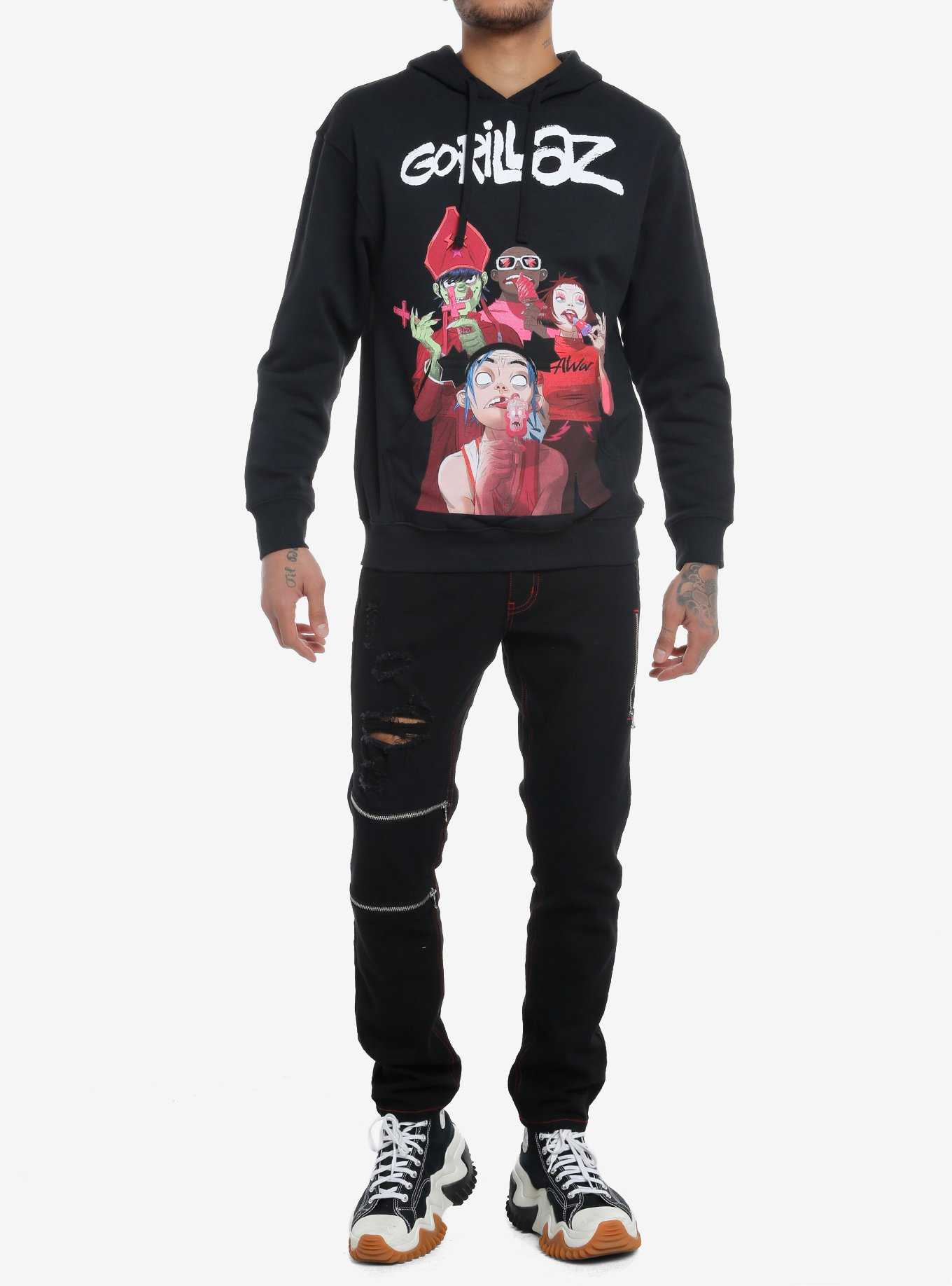 Gorillaz hoodie cheap hot topic