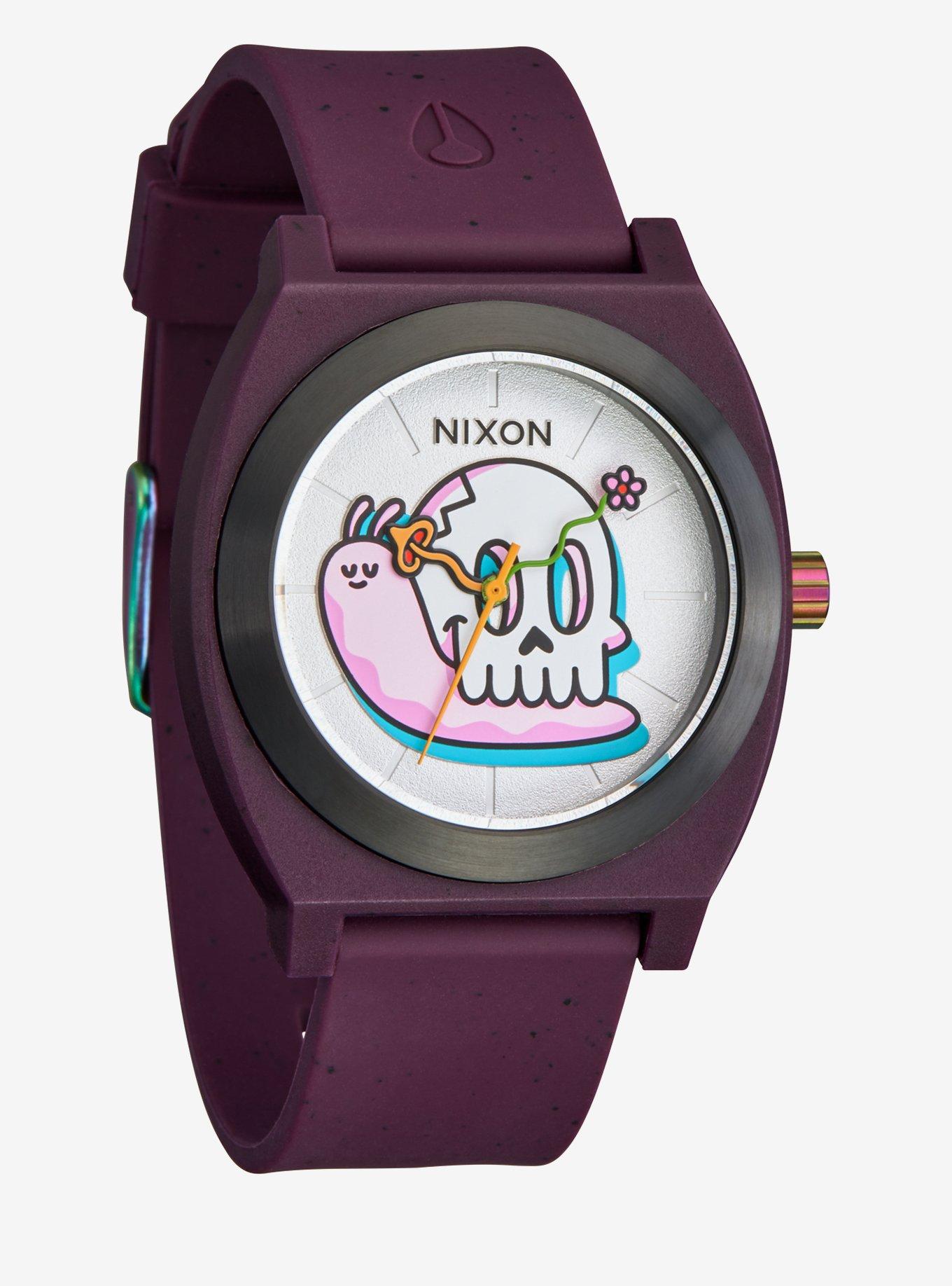 Nixon Time Teller OPP Hannah Eddy Purple Watch, , hi-res