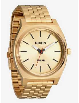 Nixon Time Teller Solar All Gold x Black Watch, , hi-res