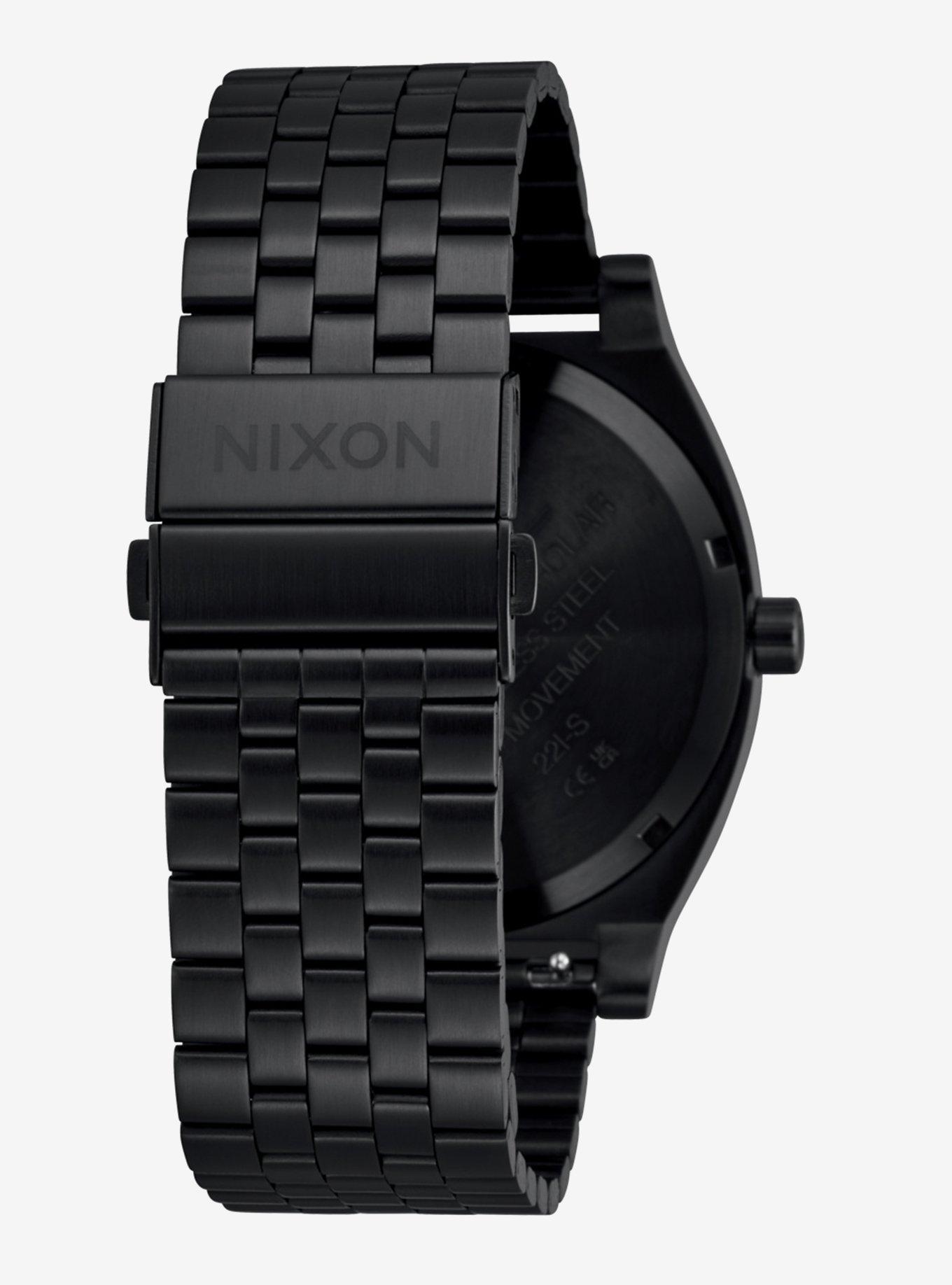 Nixon Time Teller Solar All Black x White Watch, , alternate