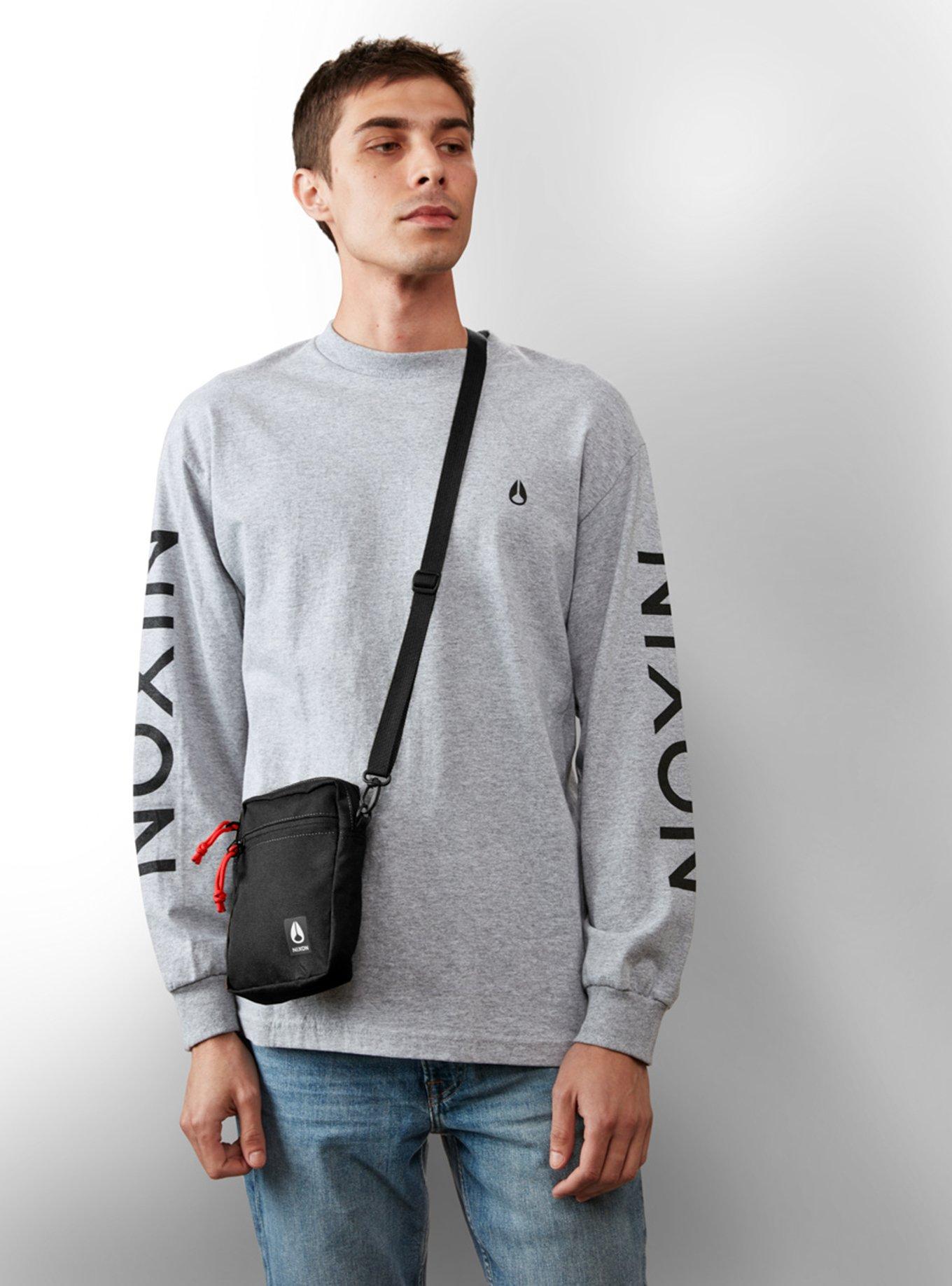 Nixon Stash II Crossbody Bag Black, , alternate