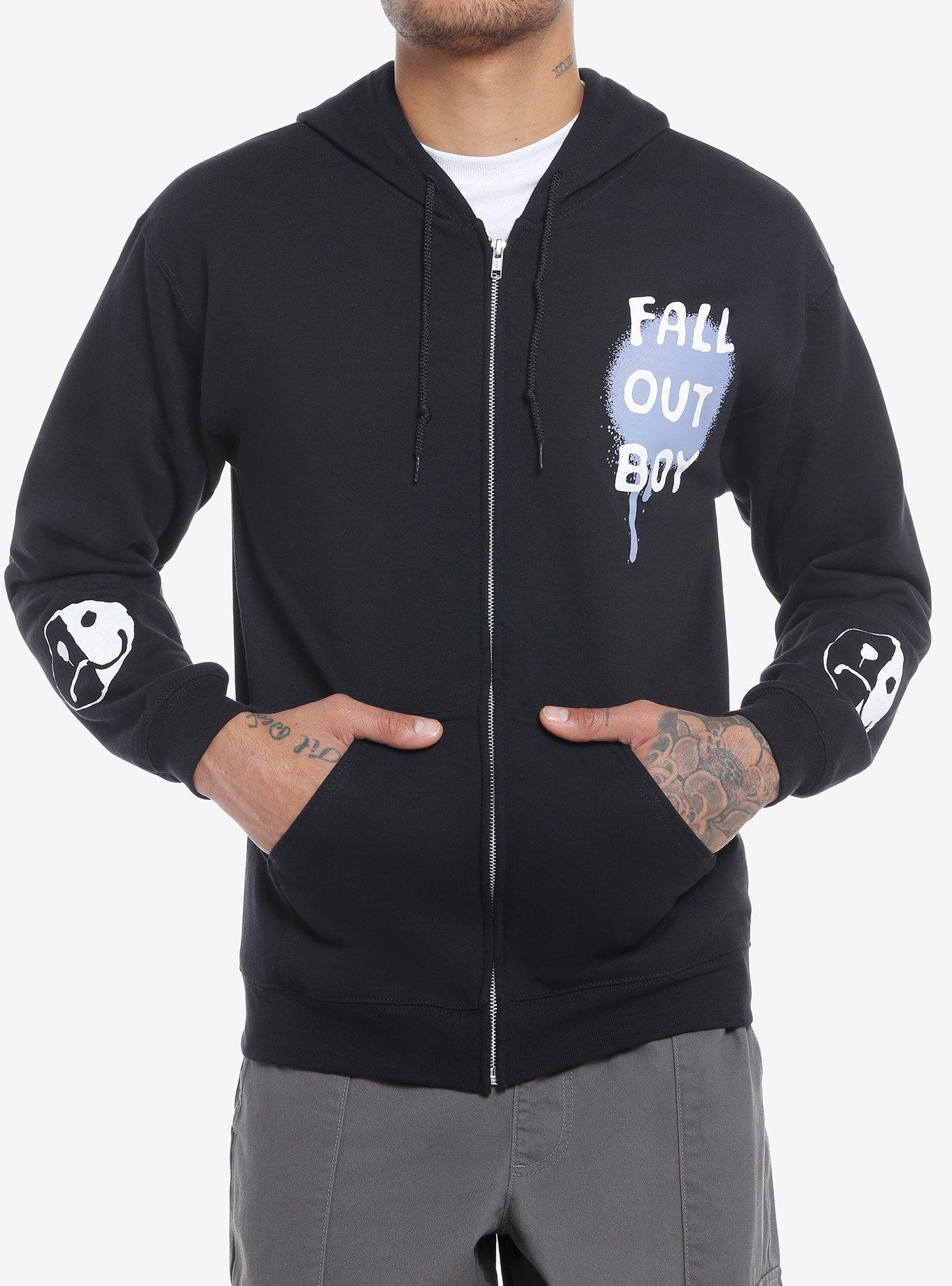 Fall Out Boy Yin-Yang Faces Hoodie, BLACK, alternate