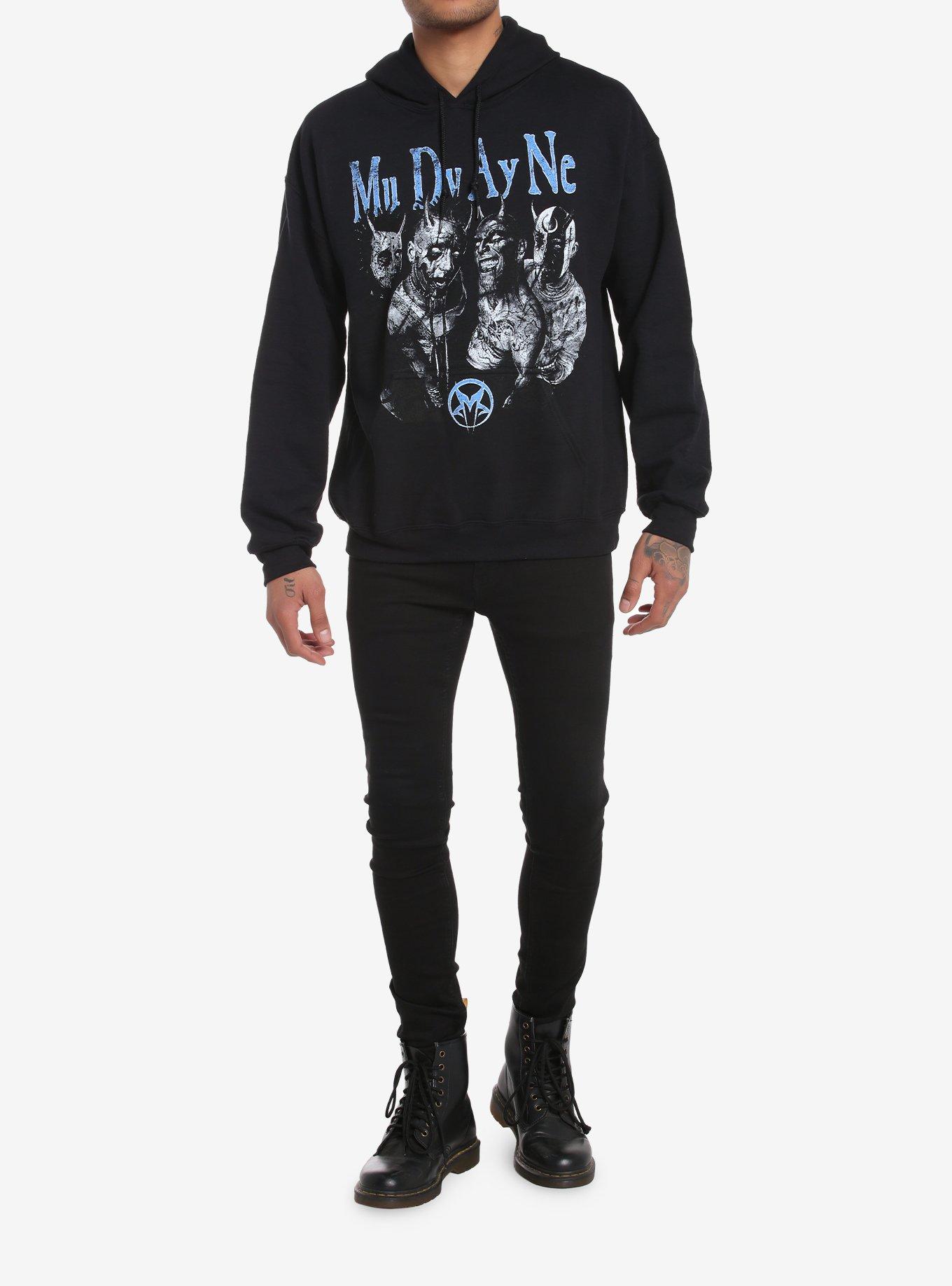 Mudvayne Band Portrait Hoodie, BLACK, alternate
