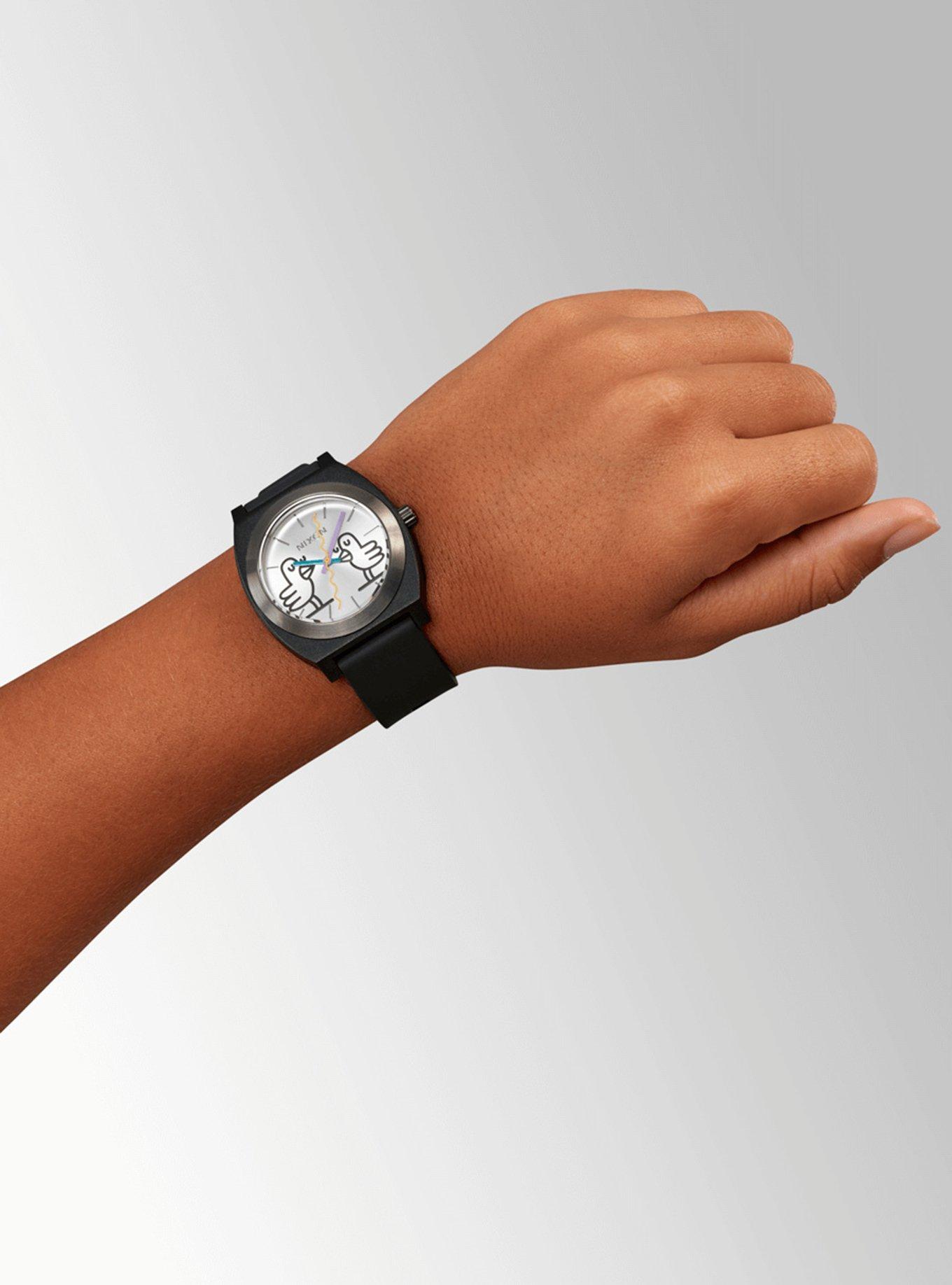 Nixon Time Teller OPP Hannah Eddy Black Watch, , alternate