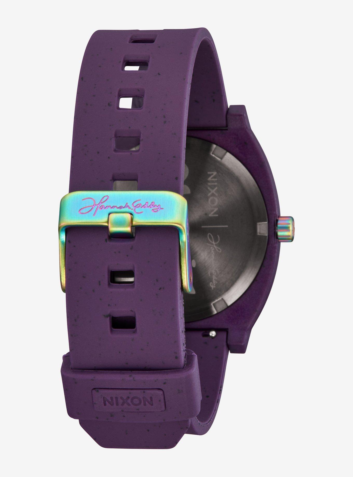 Nixon Time Teller OPP Hannah Eddy Purple Watch, , alternate