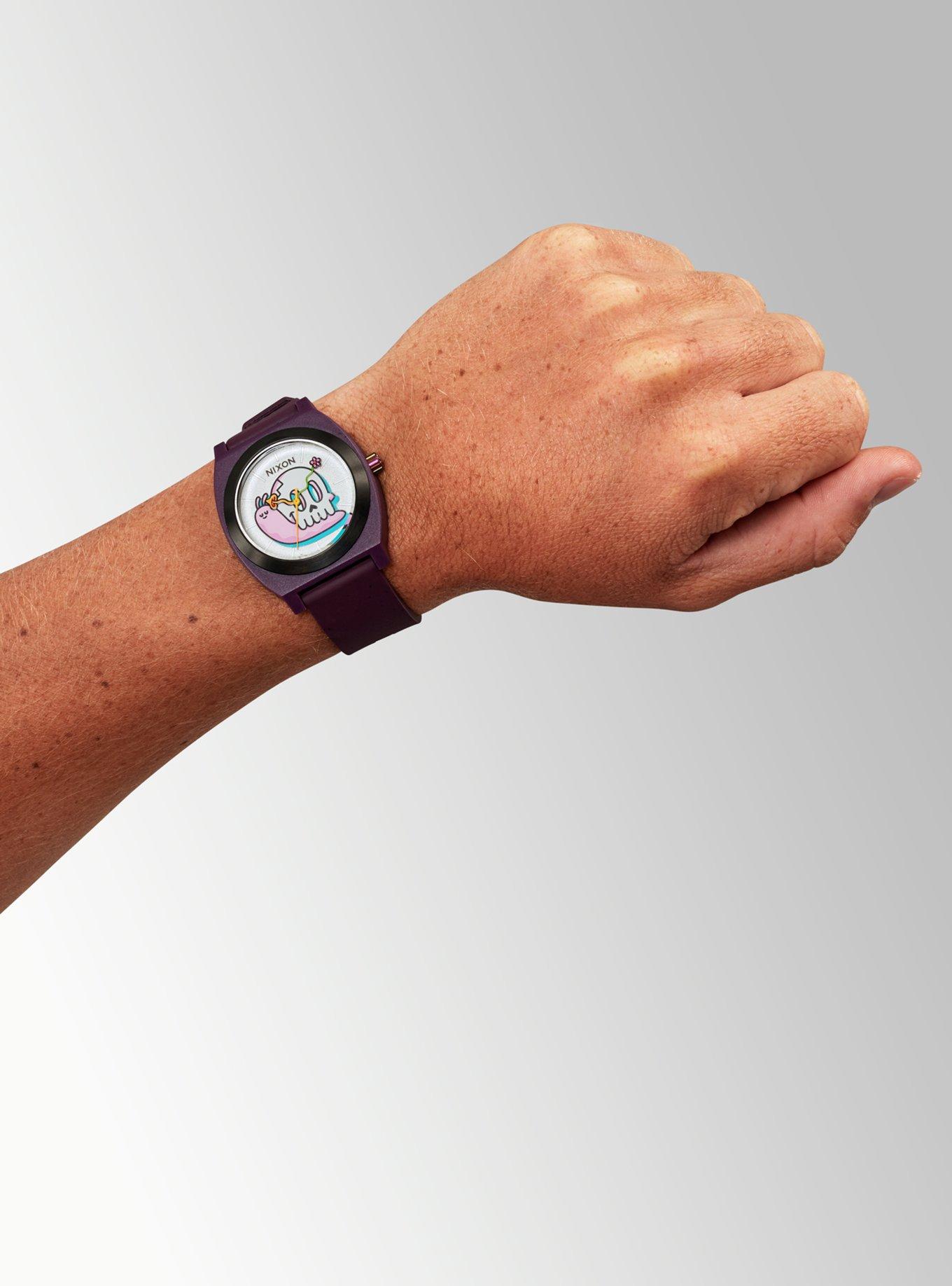 Nixon Time Teller OPP Hannah Eddy Purple Watch, , alternate
