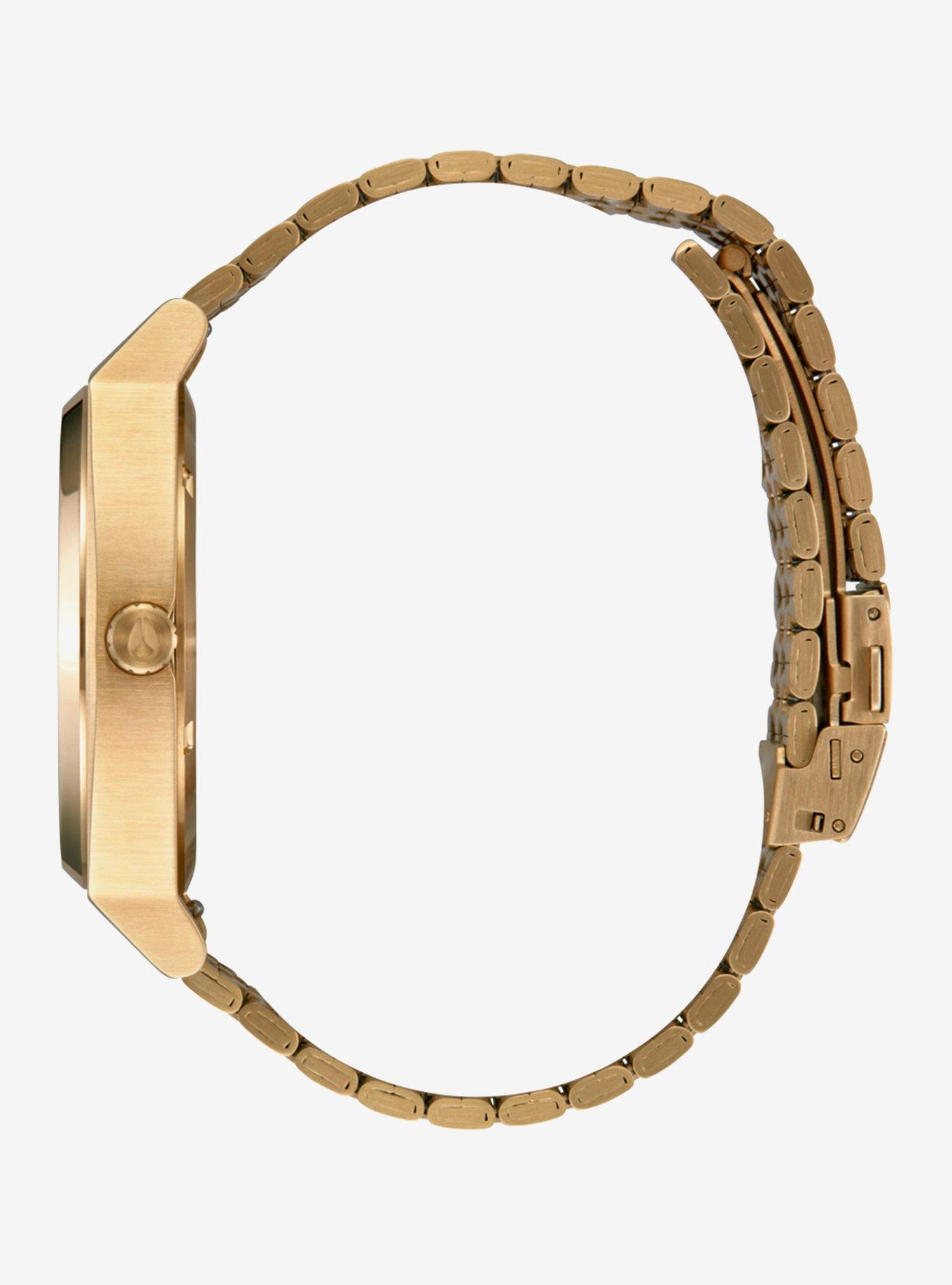Nixon Time Teller Solar All Gold x Black Watch, , alternate