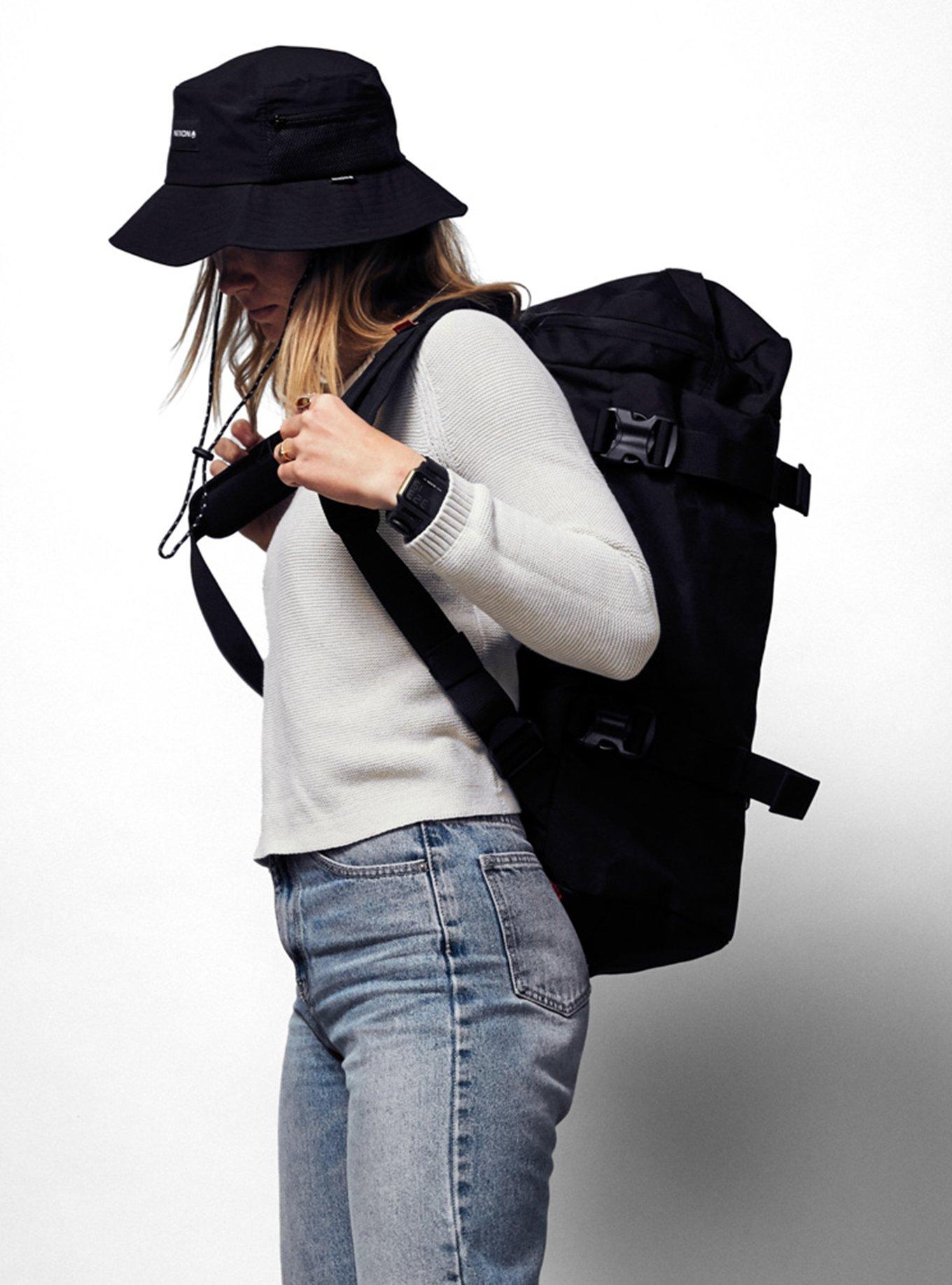 Nixon 45L Escape II Black Duffel Bag, , alternate