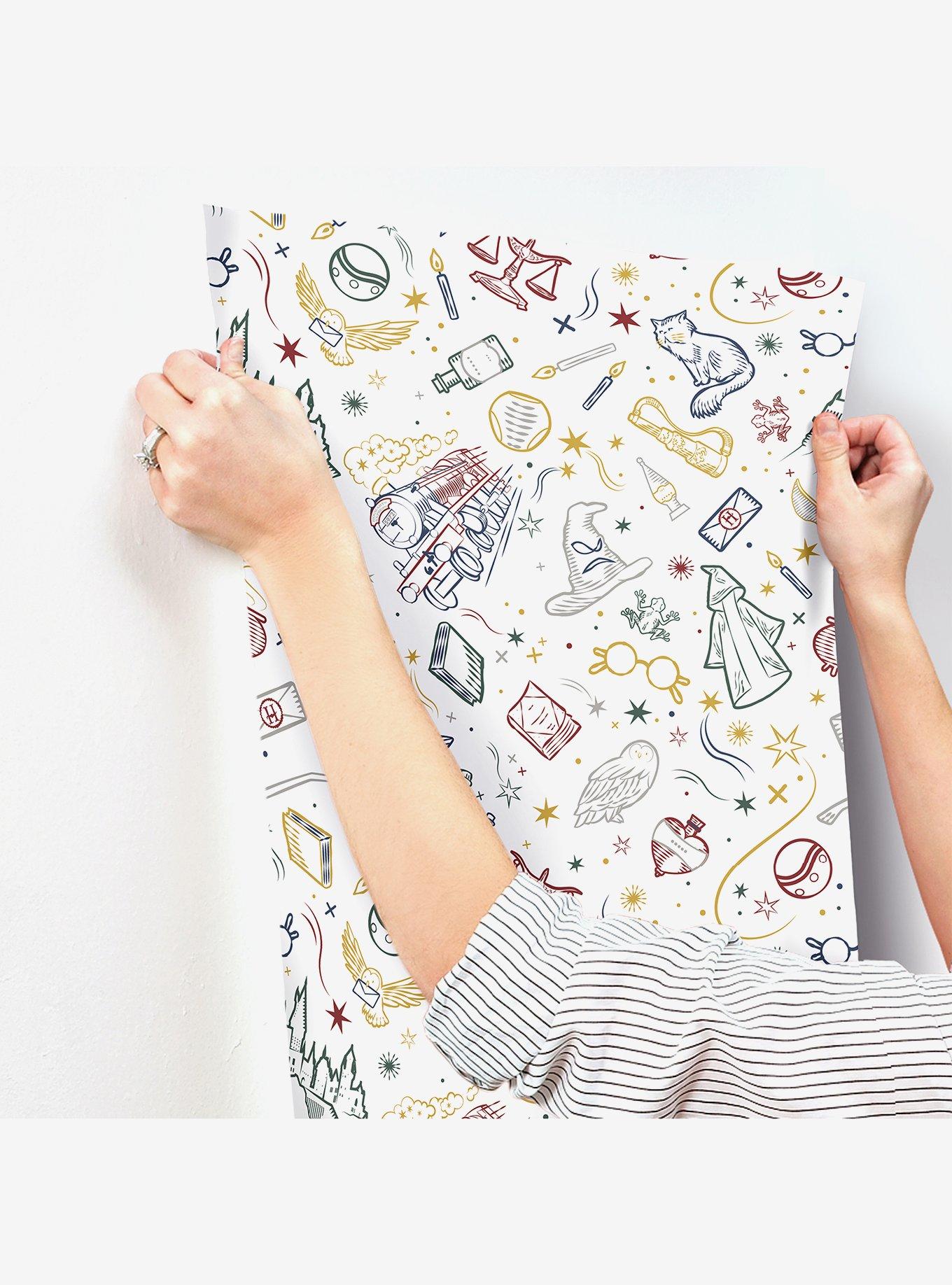 Harry Potter Magical Icons Peel & Stick Wallpaper