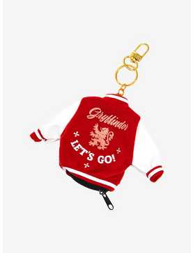 Harry Potter Gryffindor Varsity Jacket Coin Purse Keychain - BoxLunch Exclusive, , hi-res