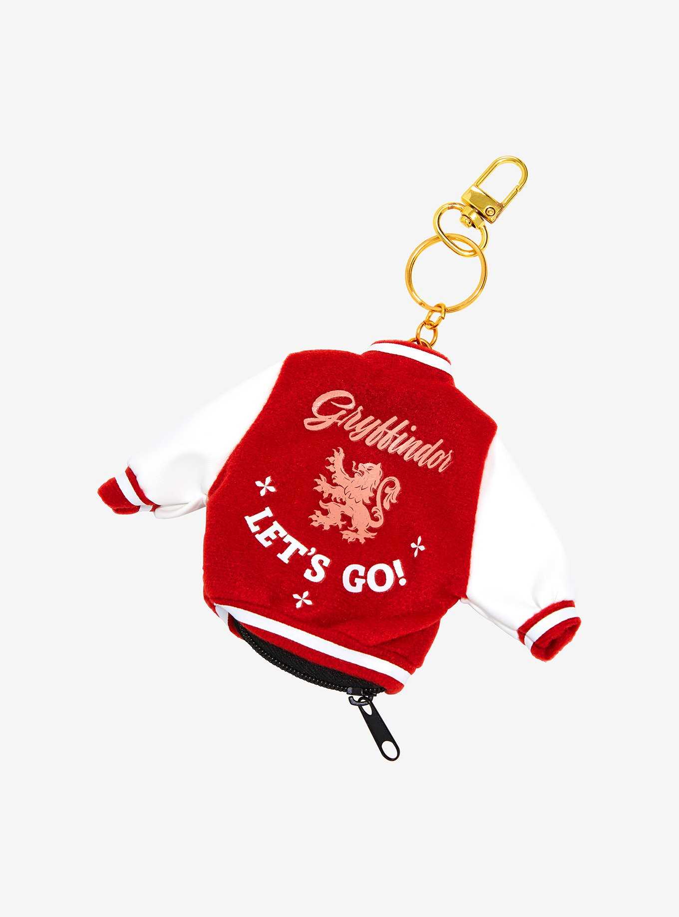Harry Potter Gryffindor Varsity Jacket Coin Purse Keychain - BoxLunch Exclusive, , hi-res