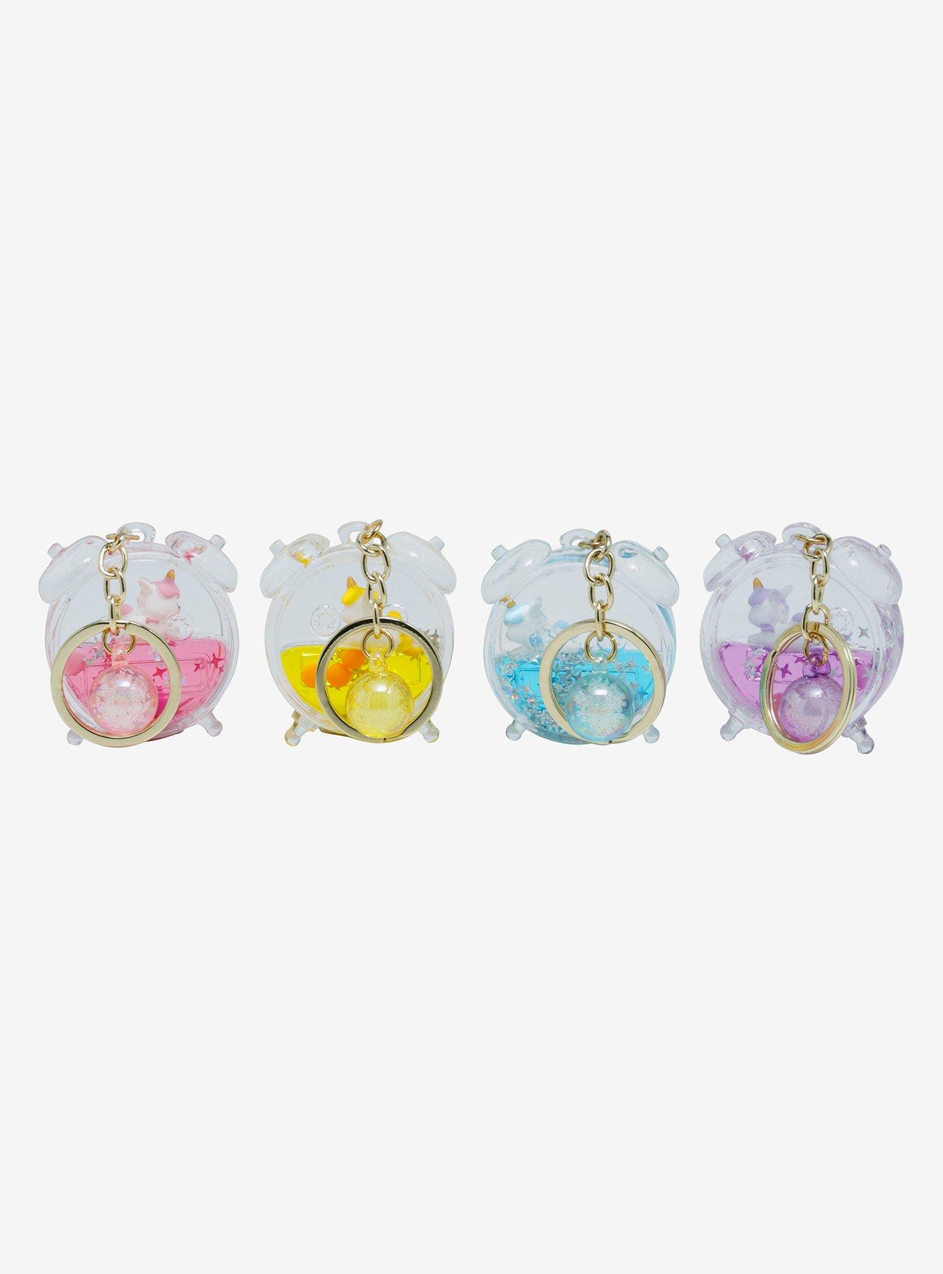 Floating Unicorn Alarm Clock Blind Bag Keychain, , alternate