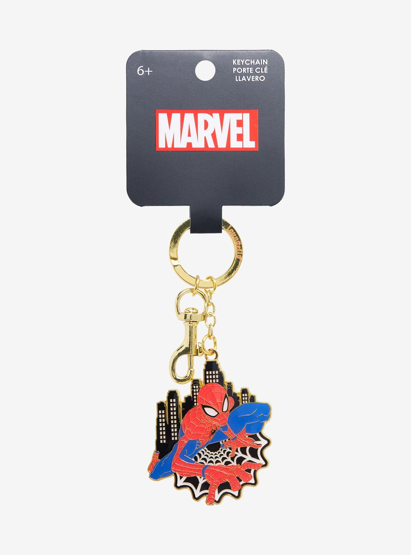 Loungefly Marvel Spider-Man Web Keychain - BoxLunch Exclusive, , alternate
