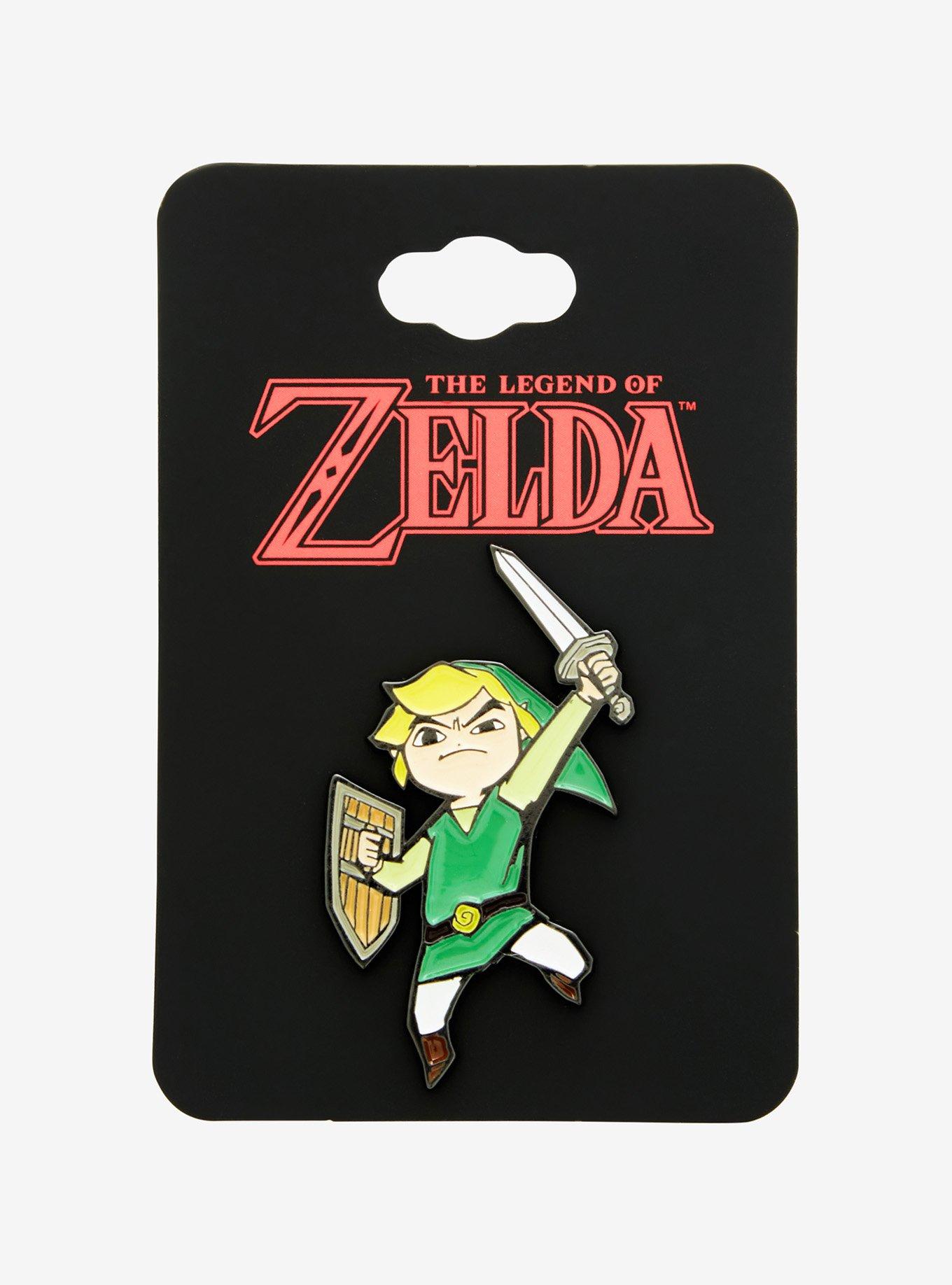 The Legend of Zelda Link Enamel Pin - BoxLunch Exclusive, , alternate
