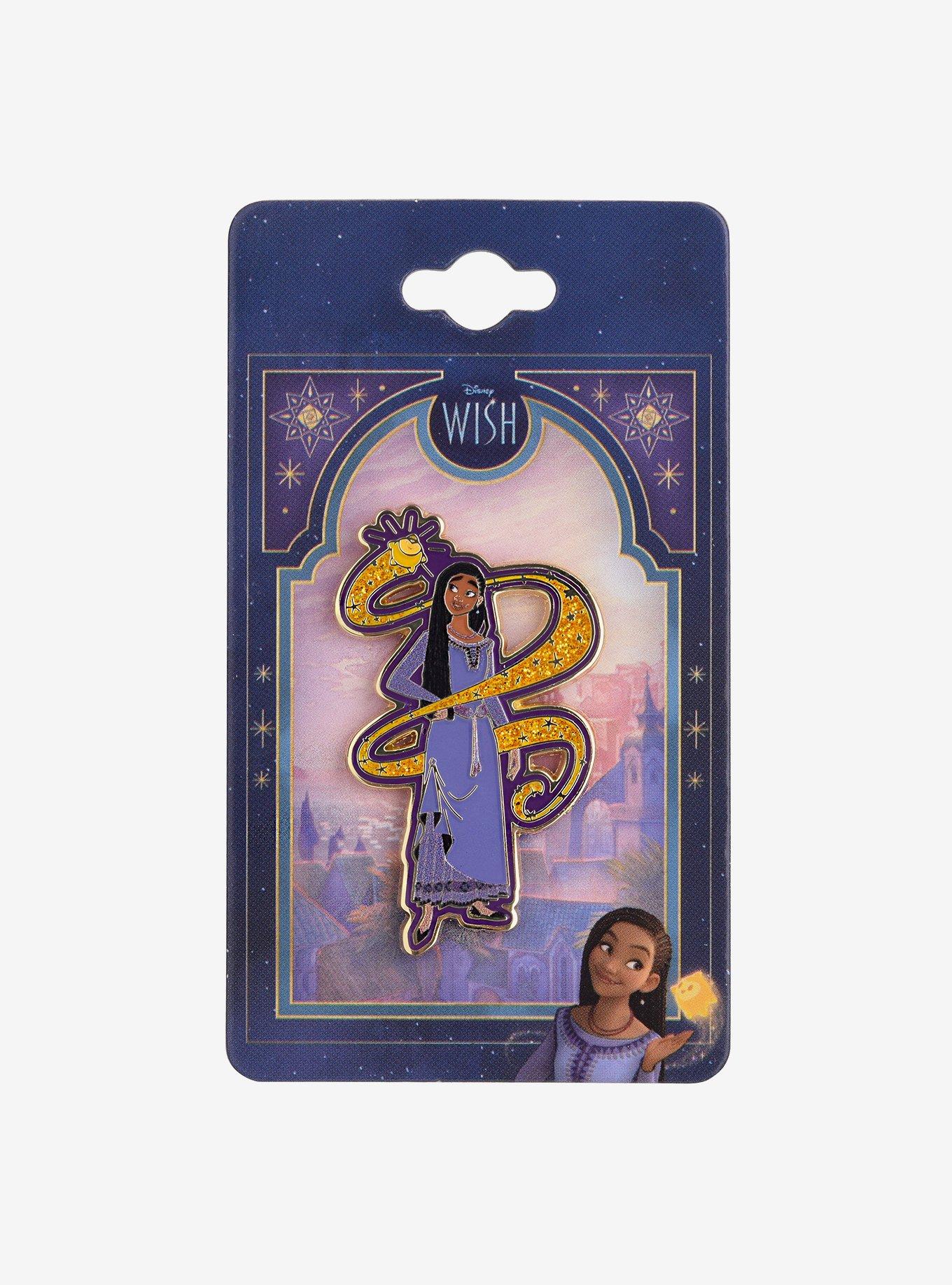 Disney Wish Asha Portrait Enamel Pin - BoxLunch Exclusive, , alternate