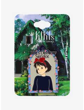 Studio Ghibli Kiki's Delivery Service Kiki Portrait Enamel Pin — BoxLunch Exclusive, , hi-res
