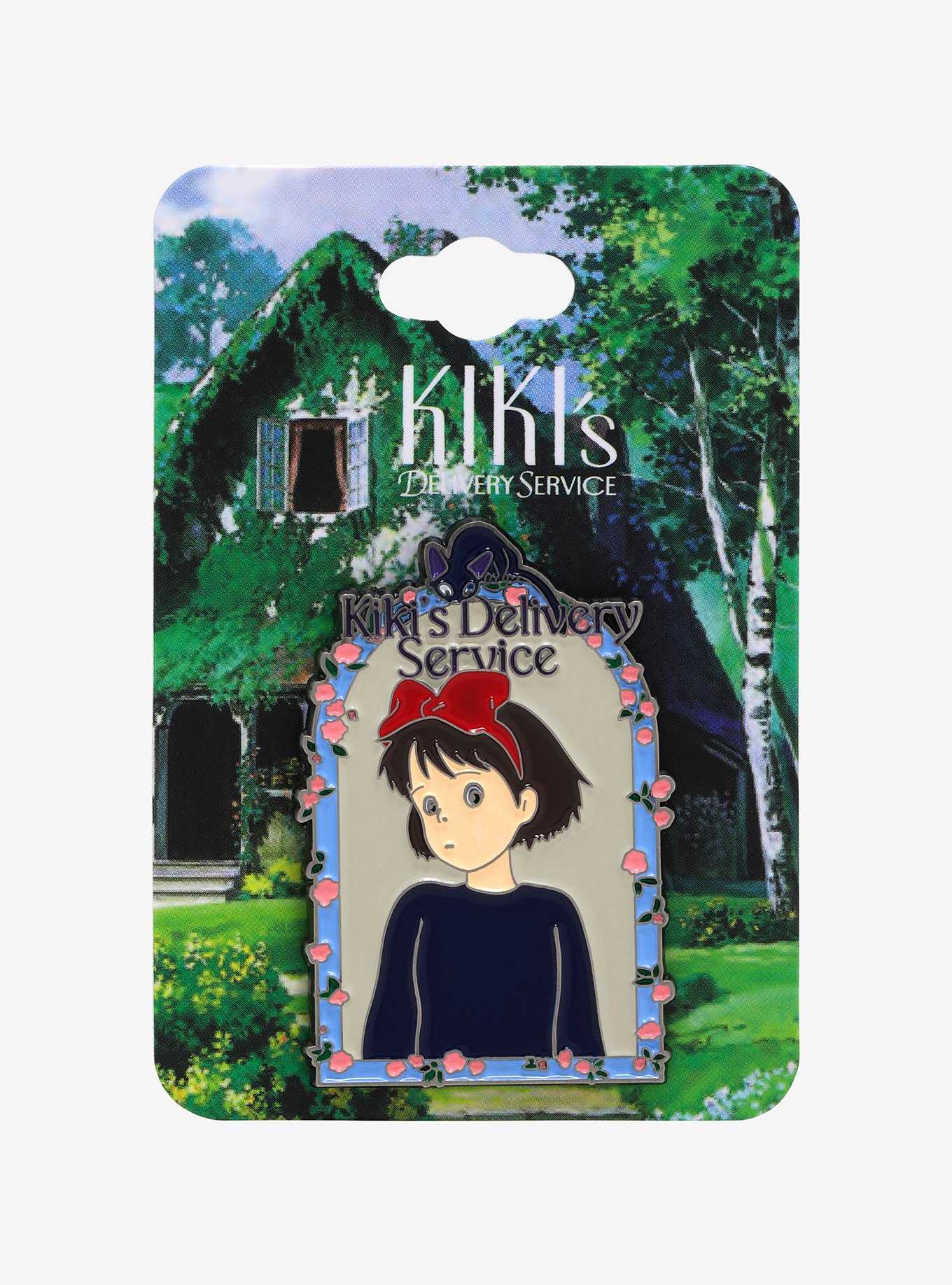 Studio Ghibli Kiki's Delivery Service Kiki Portrait Enamel Pin — BoxLunch Exclusive, , hi-res
