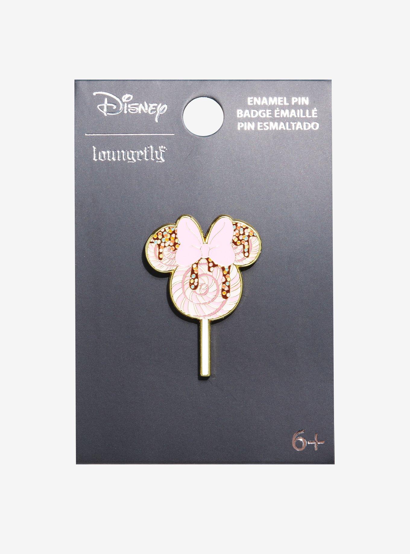 Loungefly Disney Minnie Mouse Pink Lollipop Enamel Pin - BoxLunch Exclusive, , alternate