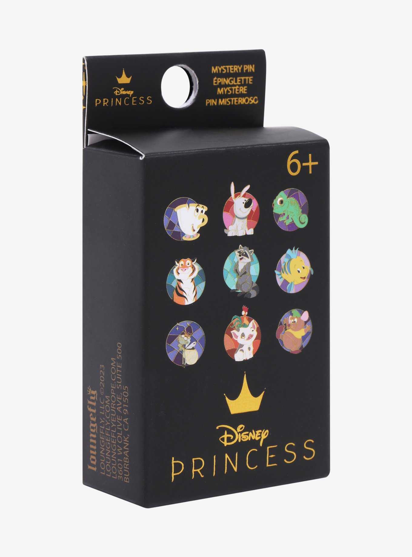 Loungefly Disney Princess Sidekick Portrait Blind Box Enamel Pin - BoxLunch Exclusive, , hi-res