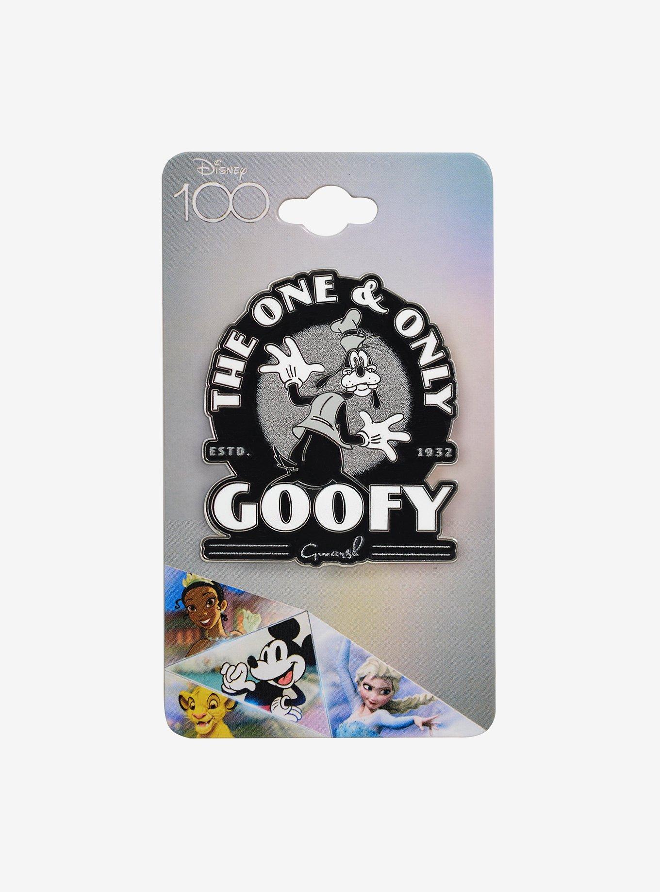 Disney 100 Goofy Tonal Portrait Enamel Pin - BoxLunch Exclusive, , alternate